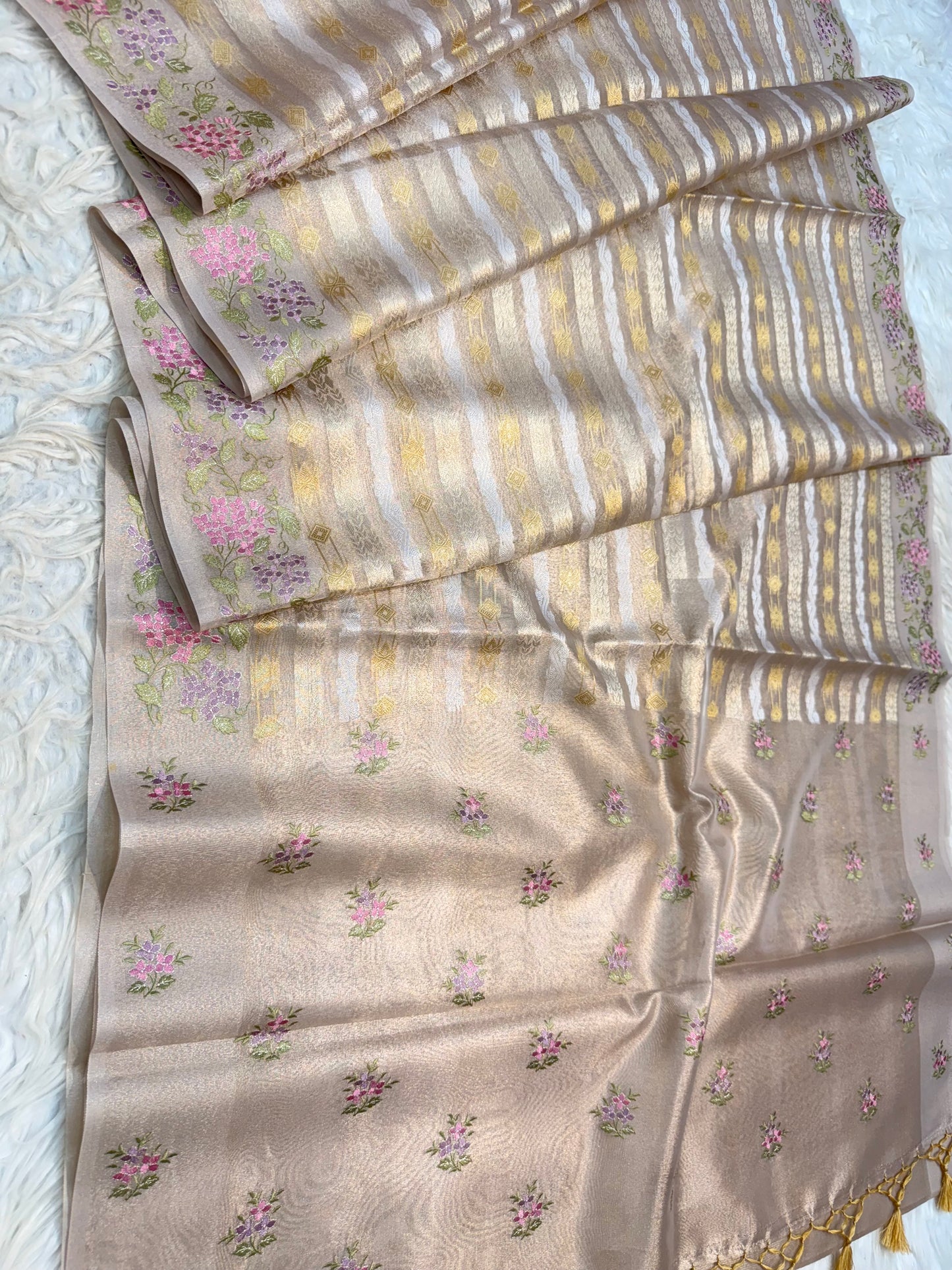 Banarasi Tissue embroidery saree