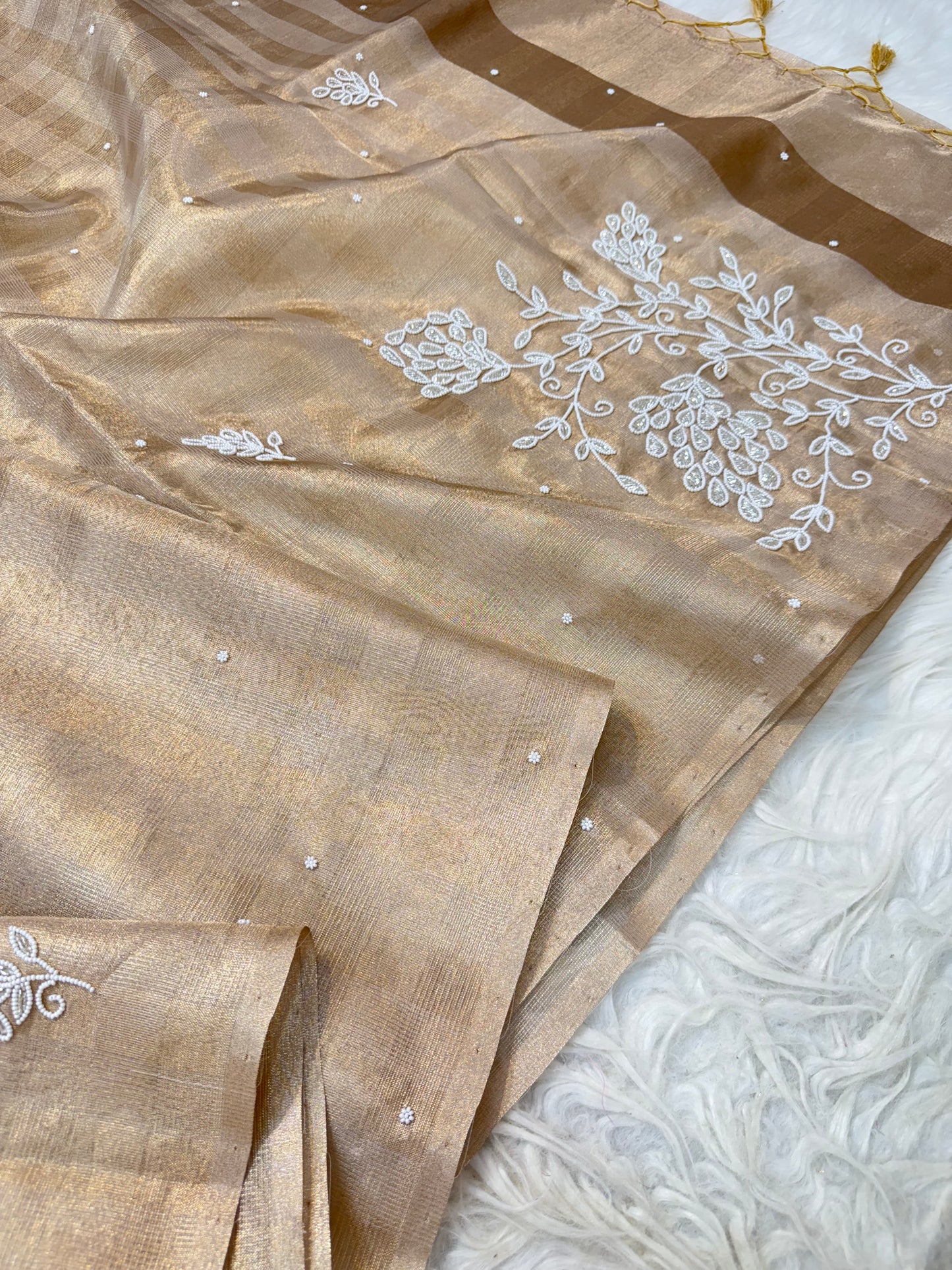 Tissue Kota handwork Banarasi Sarees