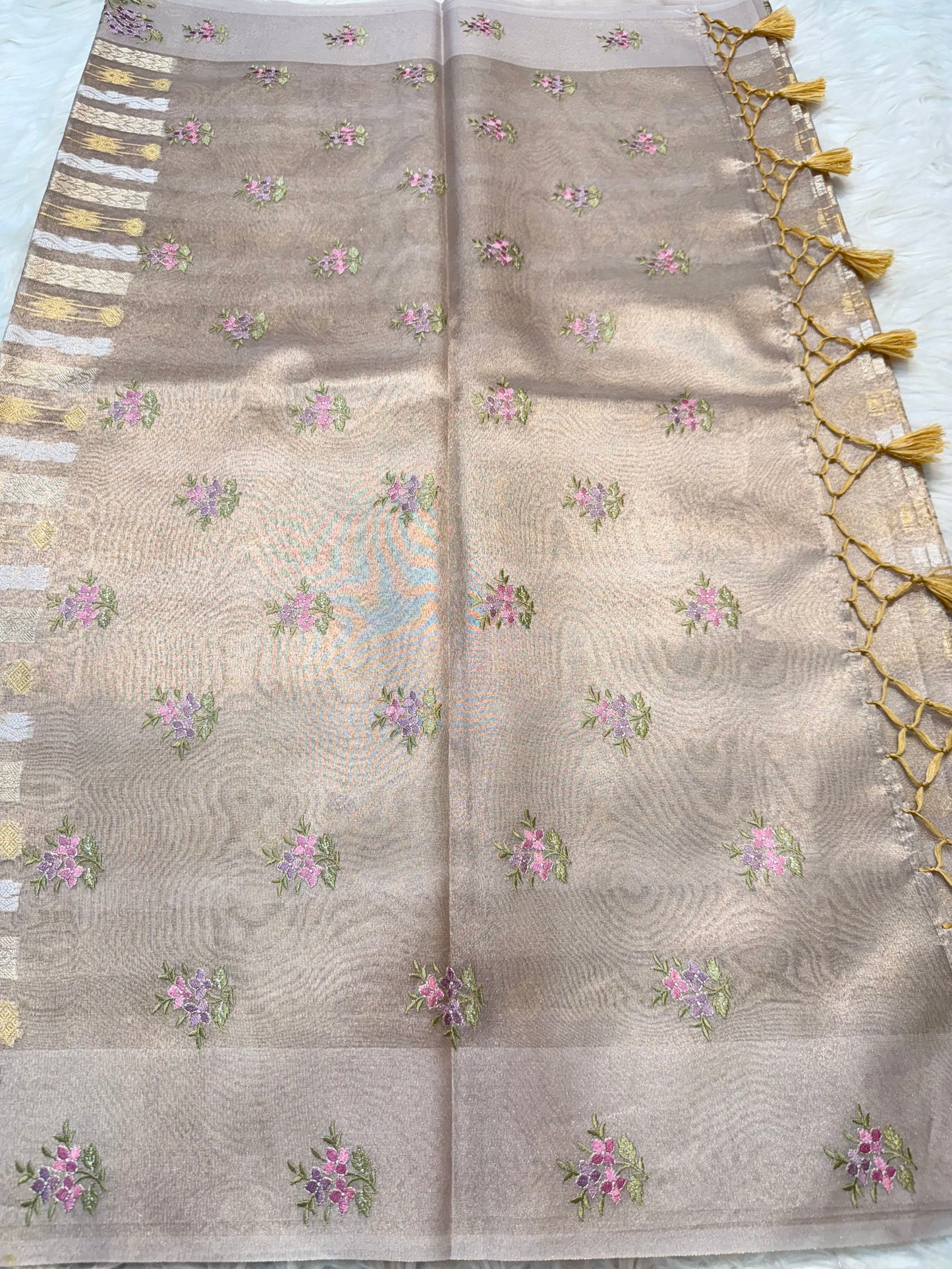 Banarasi Tissue embroidery saree