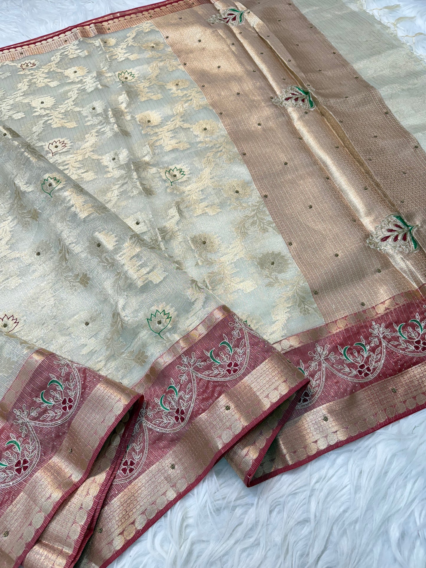 Tissue Kota Banarasi Sarees
