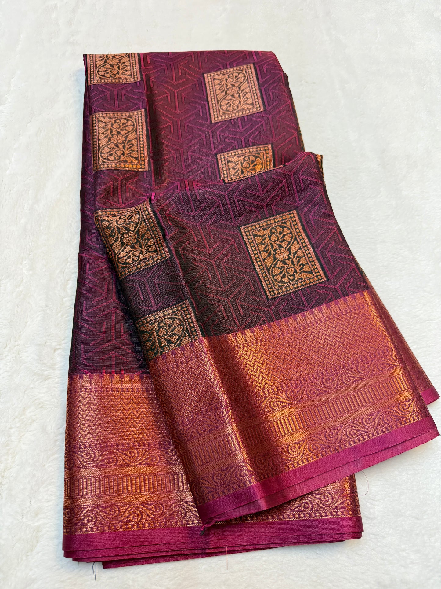 Multicolor silky milky Premium Banarasi Saree
