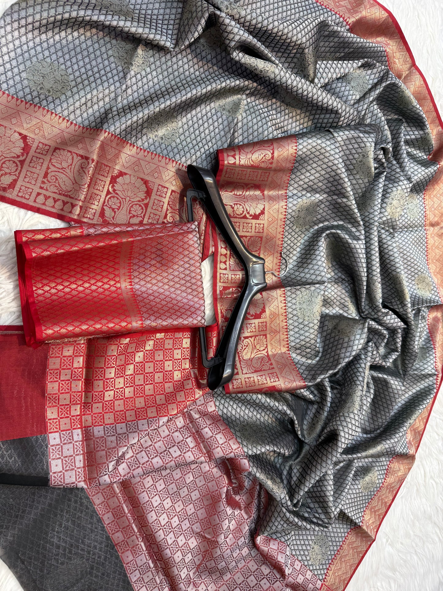 Kora muslin silk Banarasi saree
