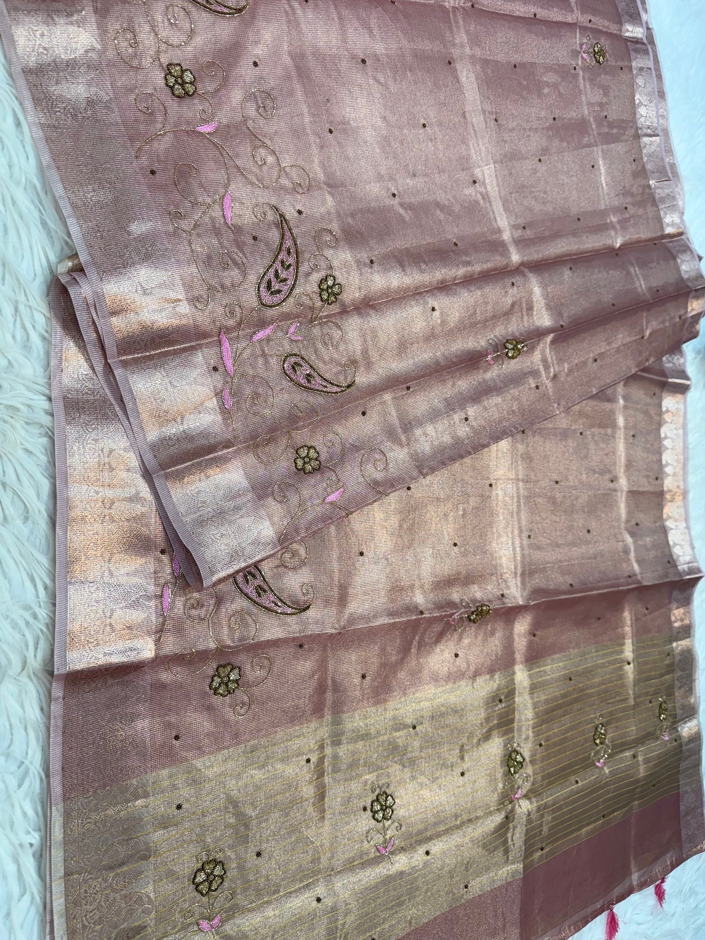 tissue kota handwork banarasi saree se