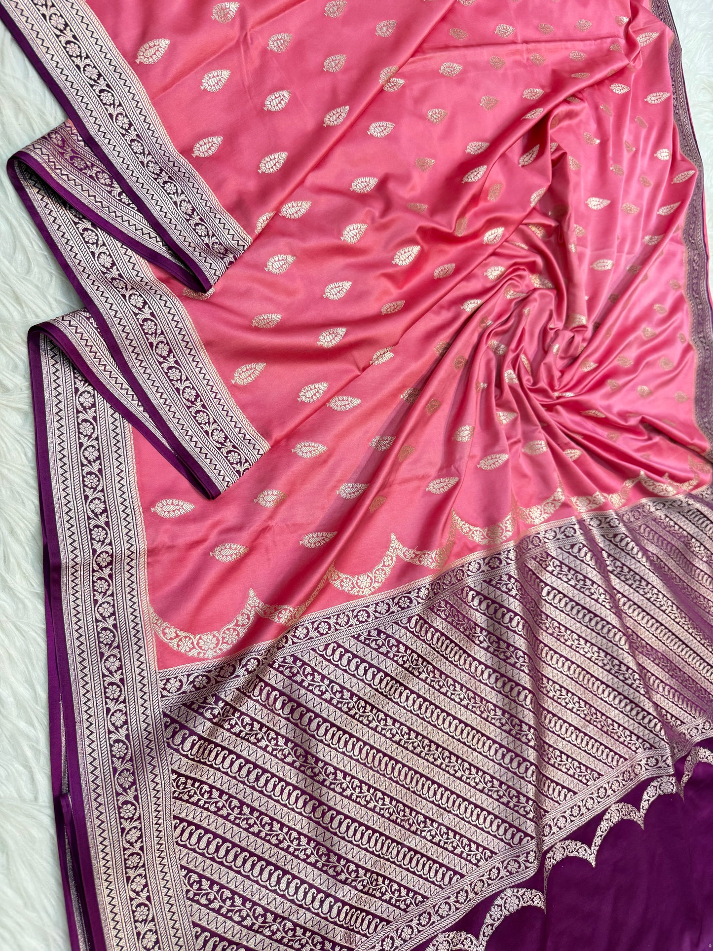 Mashru Silk Banarasi Saree