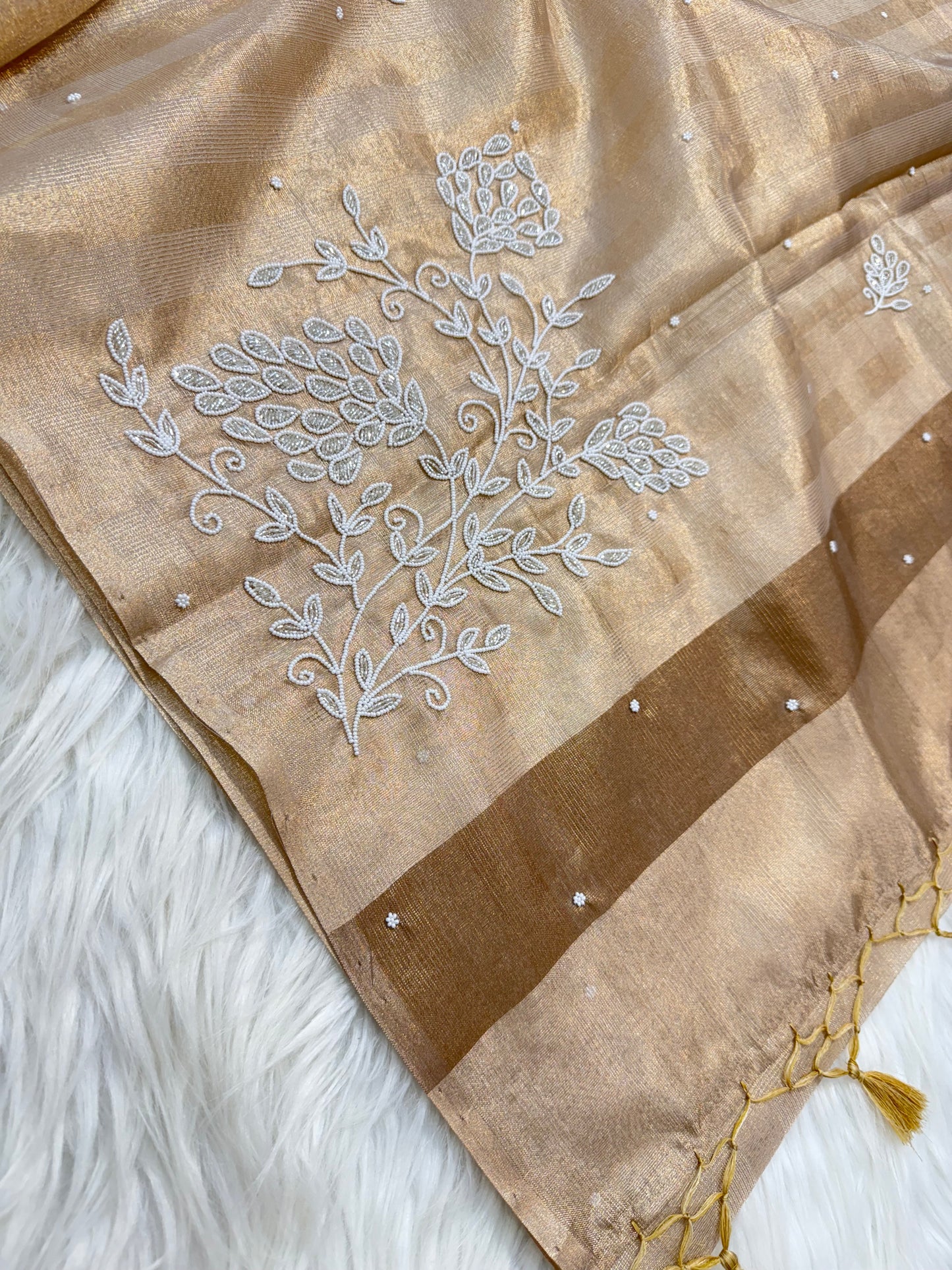 Tissue Kota handwork Banarasi Sarees