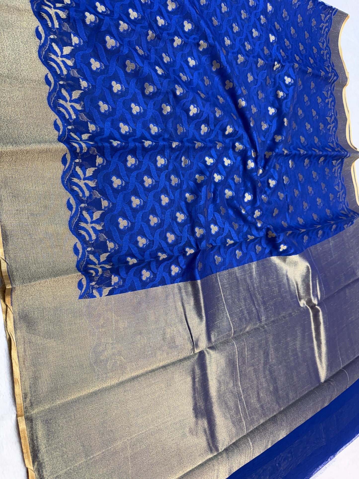 Multicolour shade supernet silk premium Banarasi saree