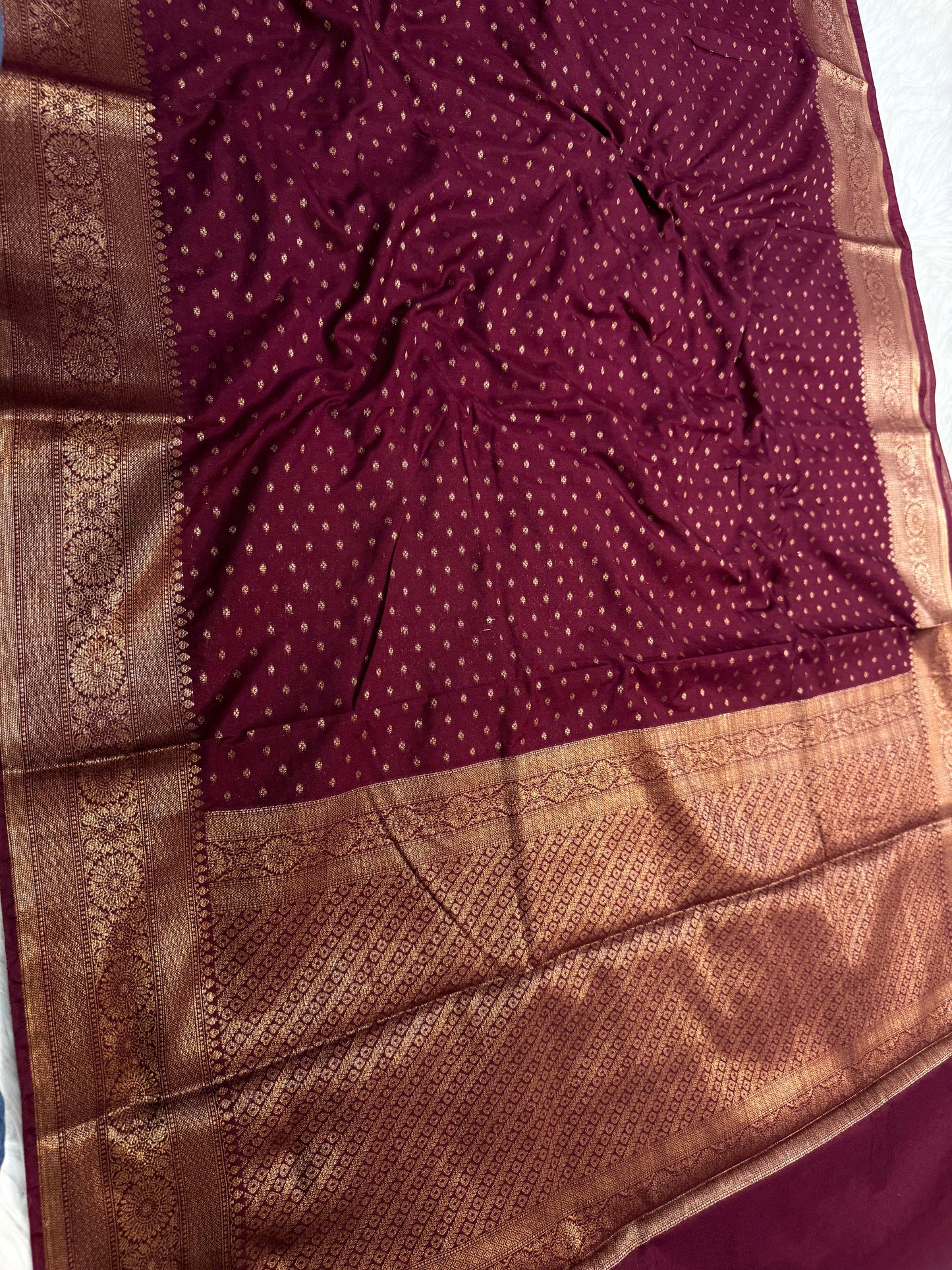 Banarasi semi georgette saree