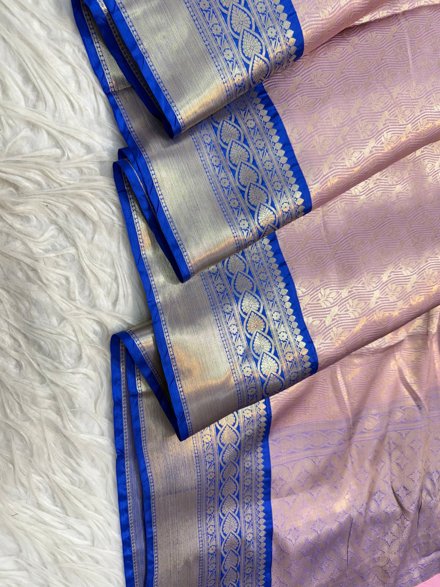Banaras Semi kanchi brocade silk saree