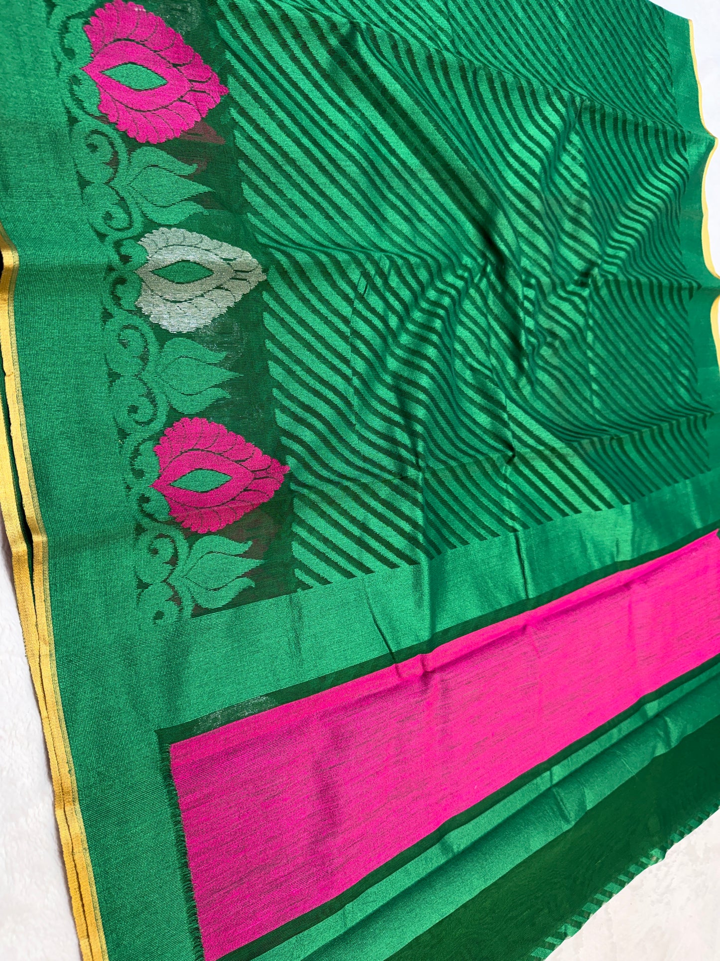Multicolour shade supernet silk premium Banarasi saree