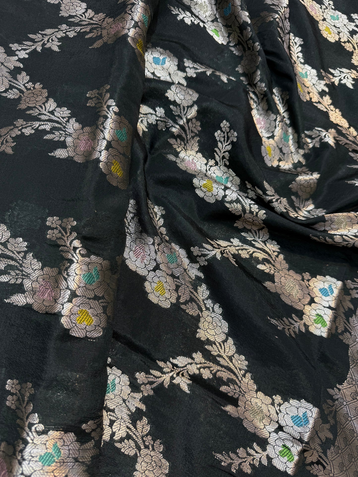 Raw mango Mina banarasi saree