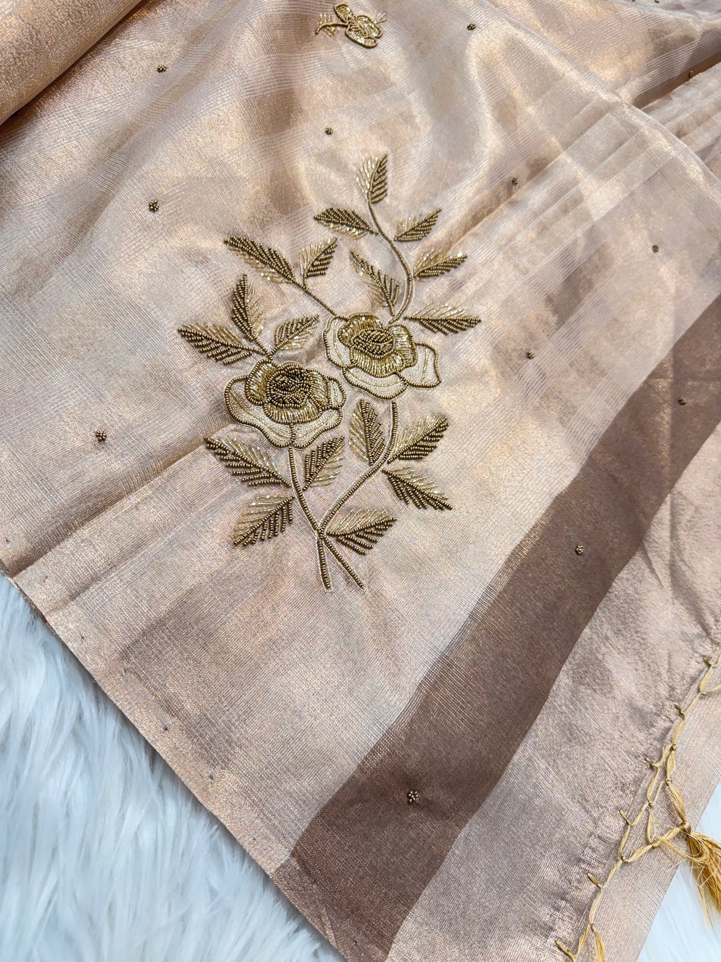 Tissue Kota handwork Banarasi Sarees