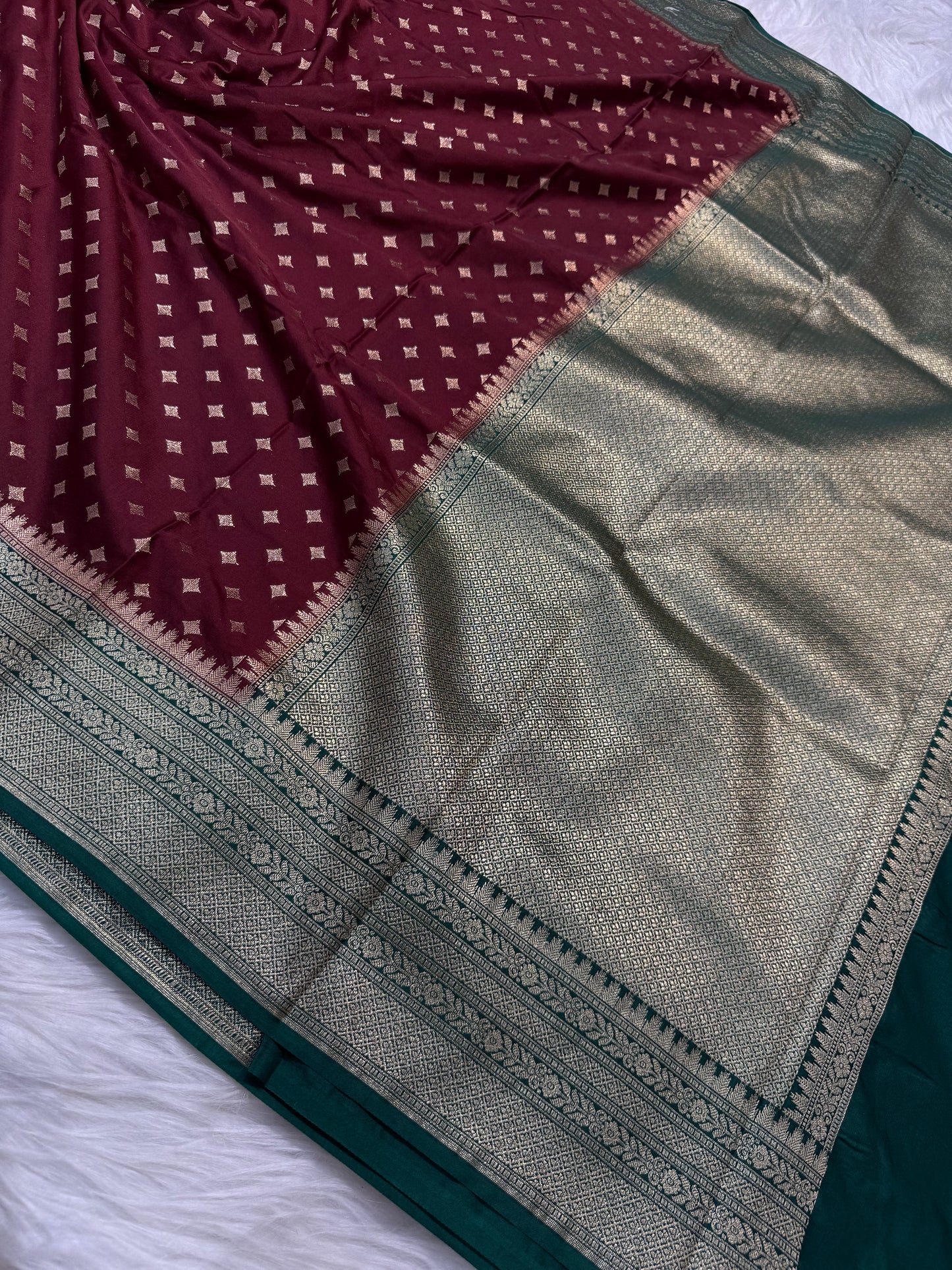 Semi Mashru Silk Banarasi Saree