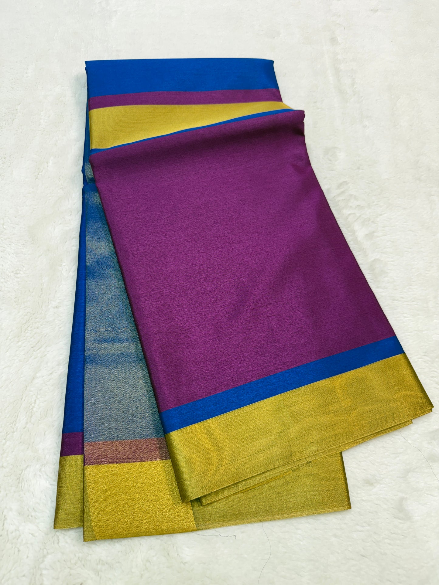 Multicolour shade premium soft silk Banarasi saree