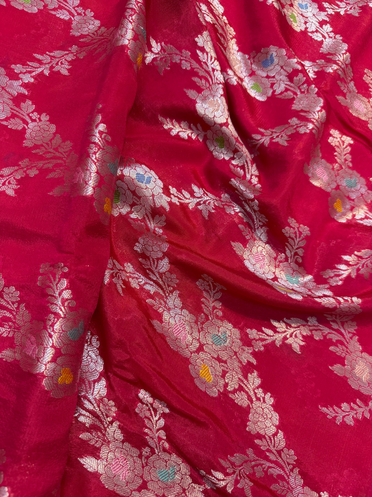 Raw mango Mina banarasi saree