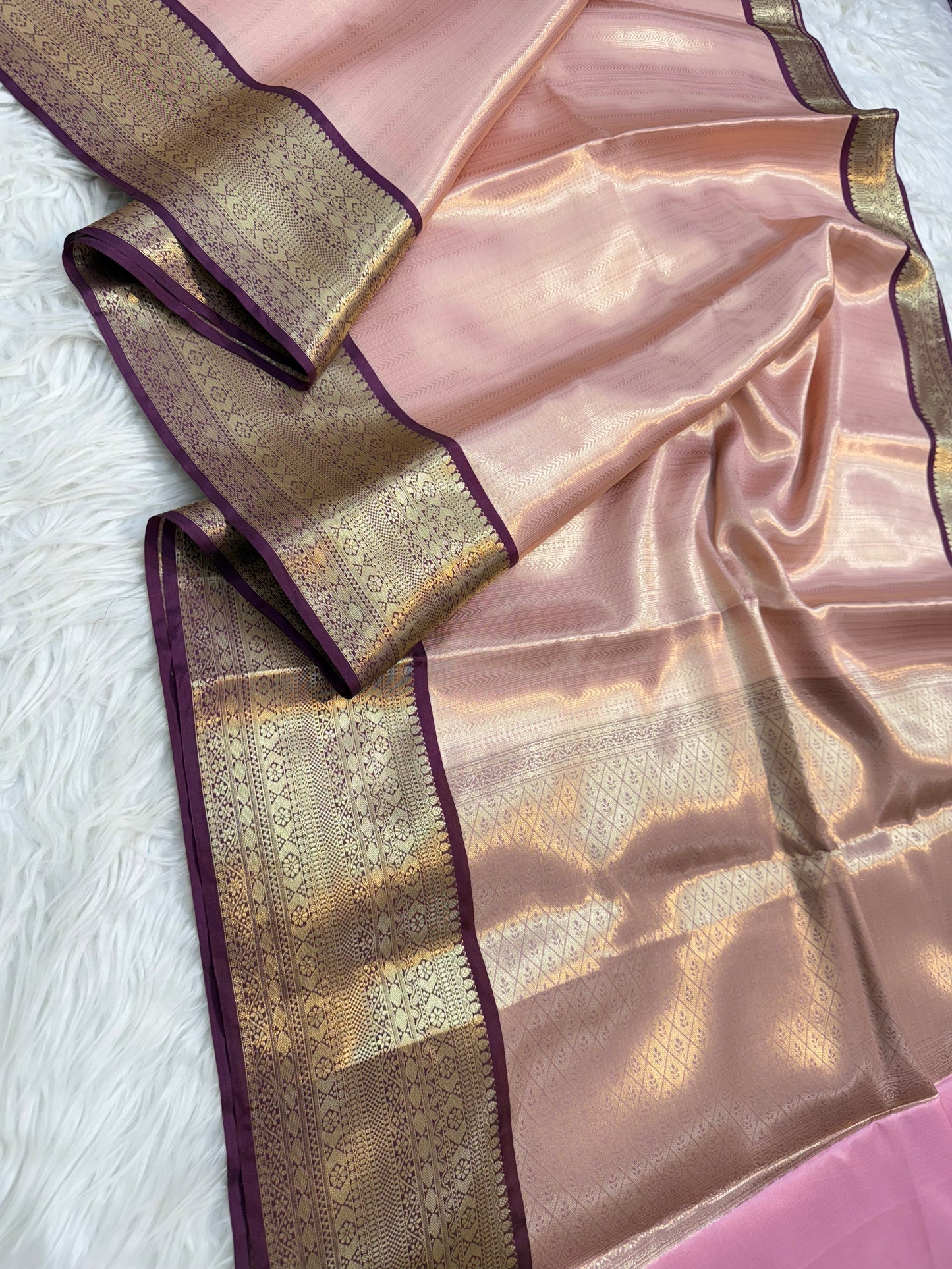 Banaras Semi kanchi brocade silk saree