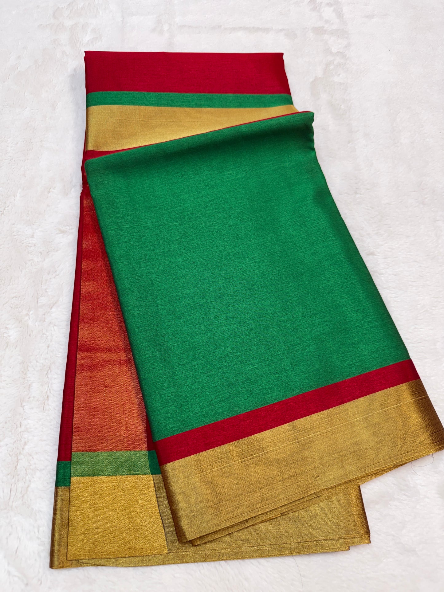 Multicolour shade premium soft silk Banarasi saree