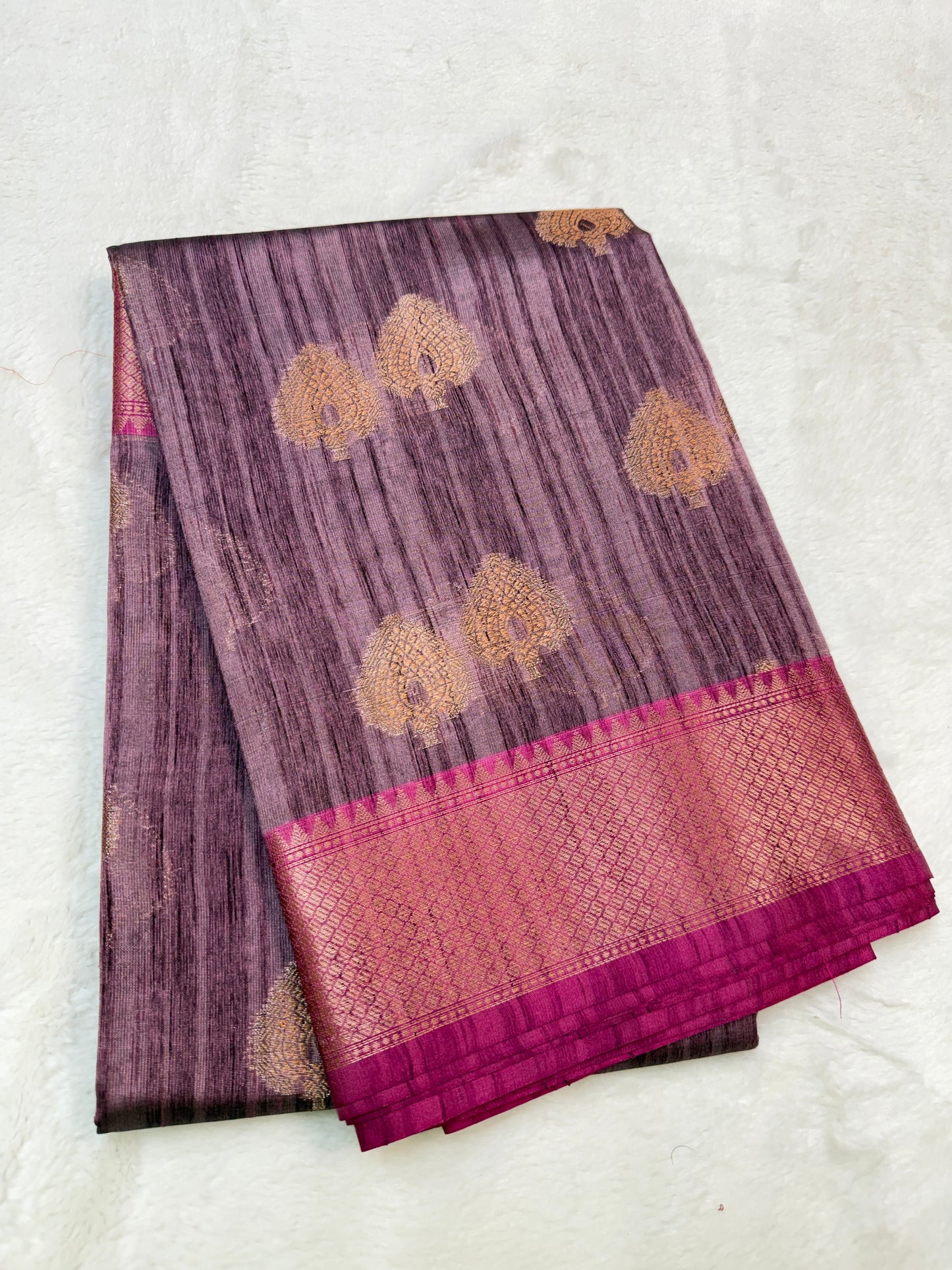 Multicolour khadi silk Banarasi saree
