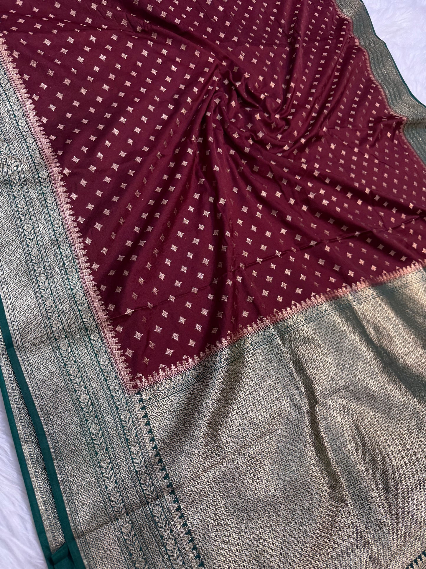 Semi Mashru Silk Banarasi Saree