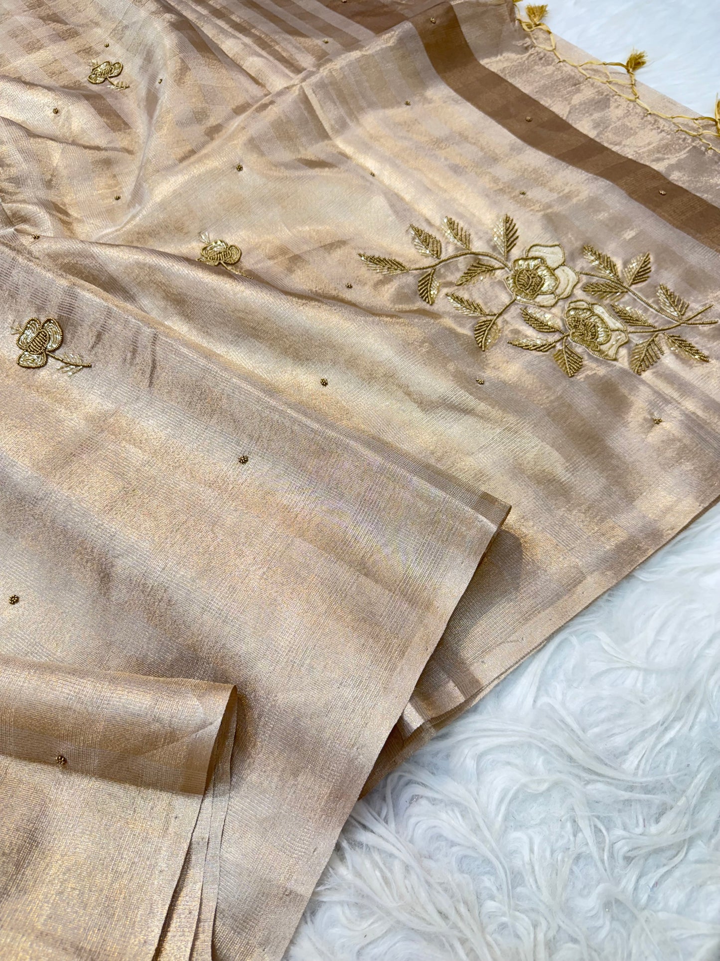 Tissue Kota handwork Banarasi Sarees
