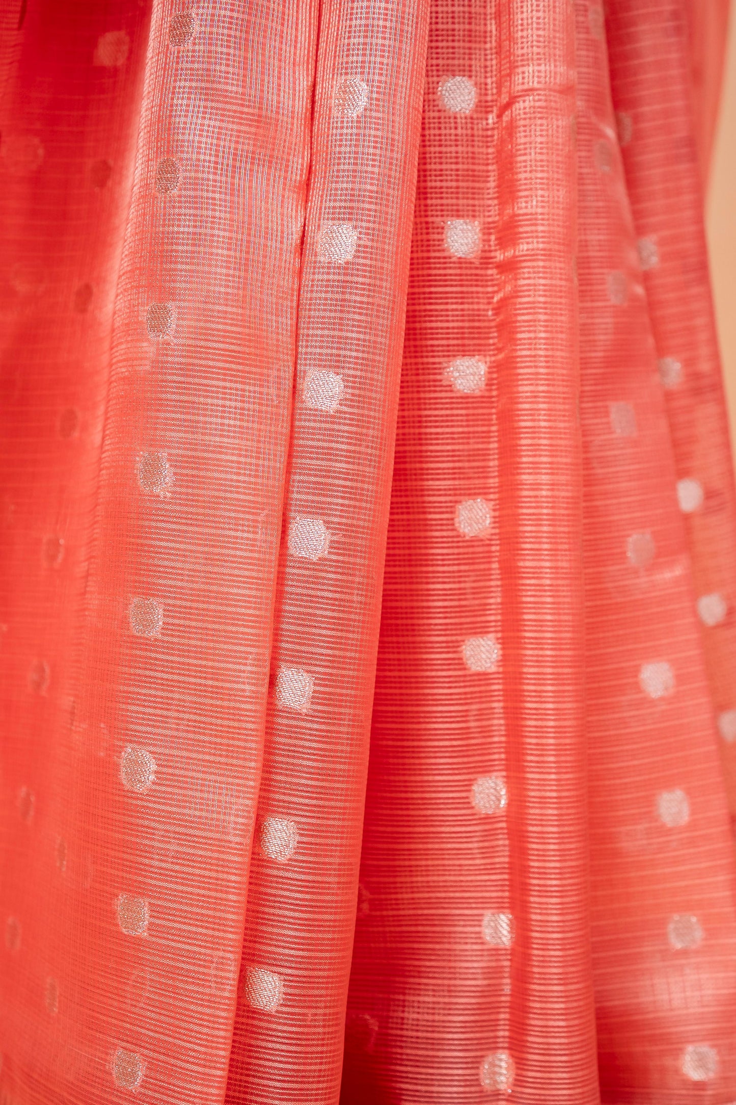 Red Tissue Kota Designer Paithni Border Premium Banarasi Saree