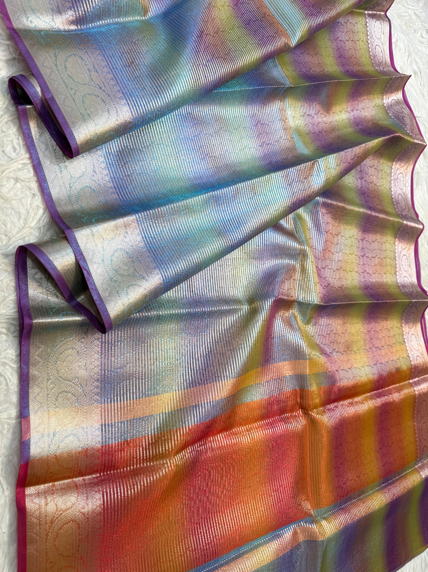 Tissue Multi Saree
