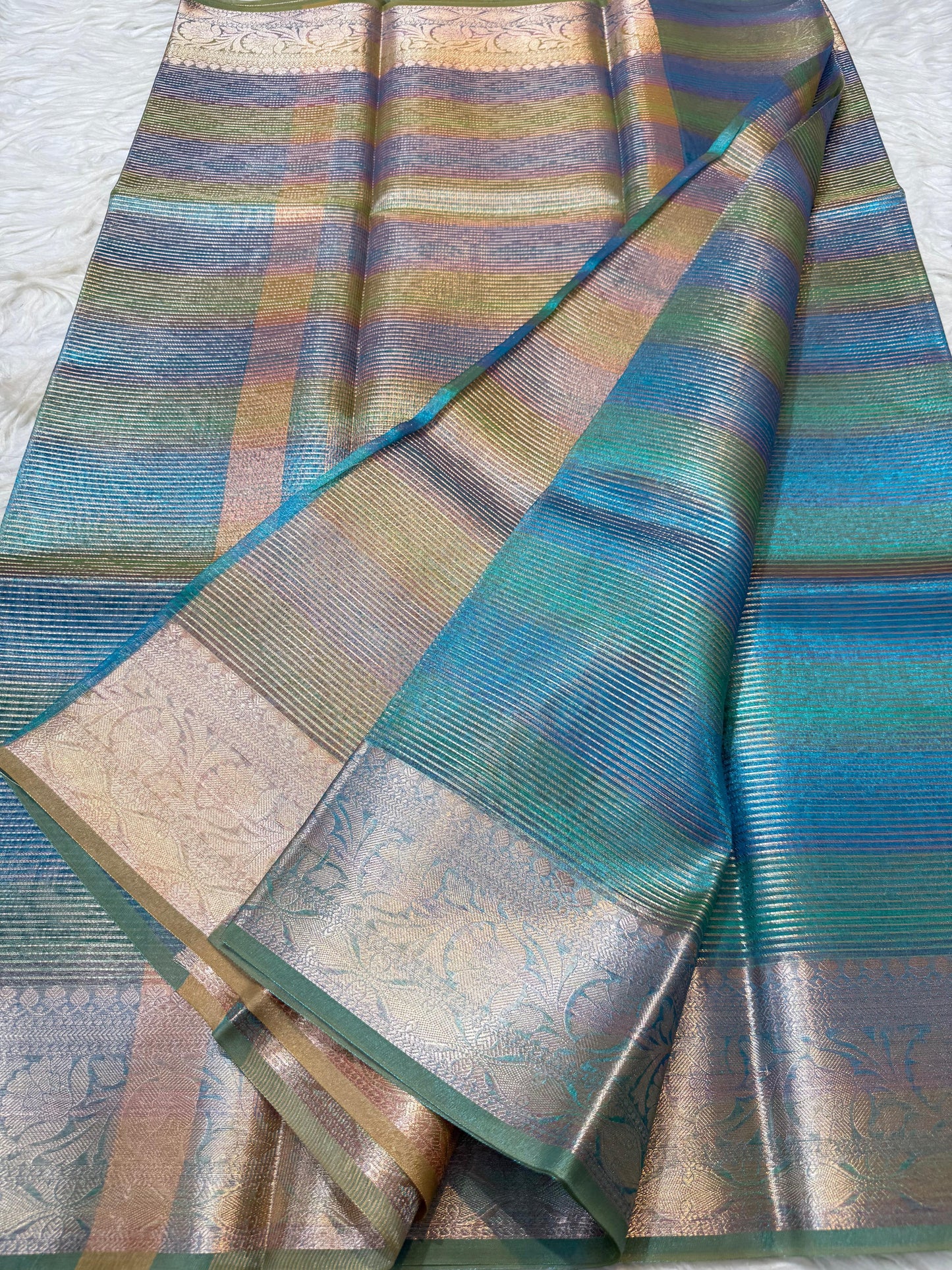 Tissue Multi Saree