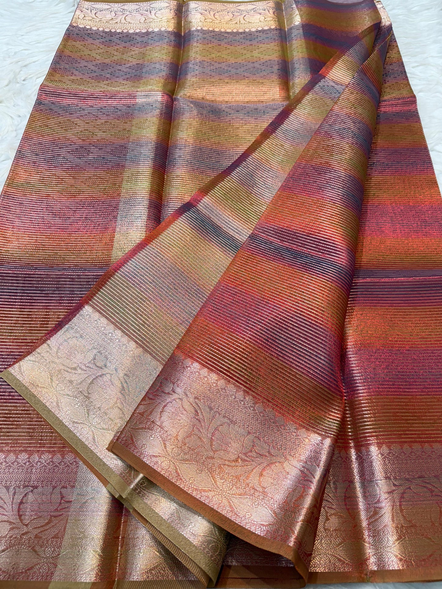 Tissue Multi Saree