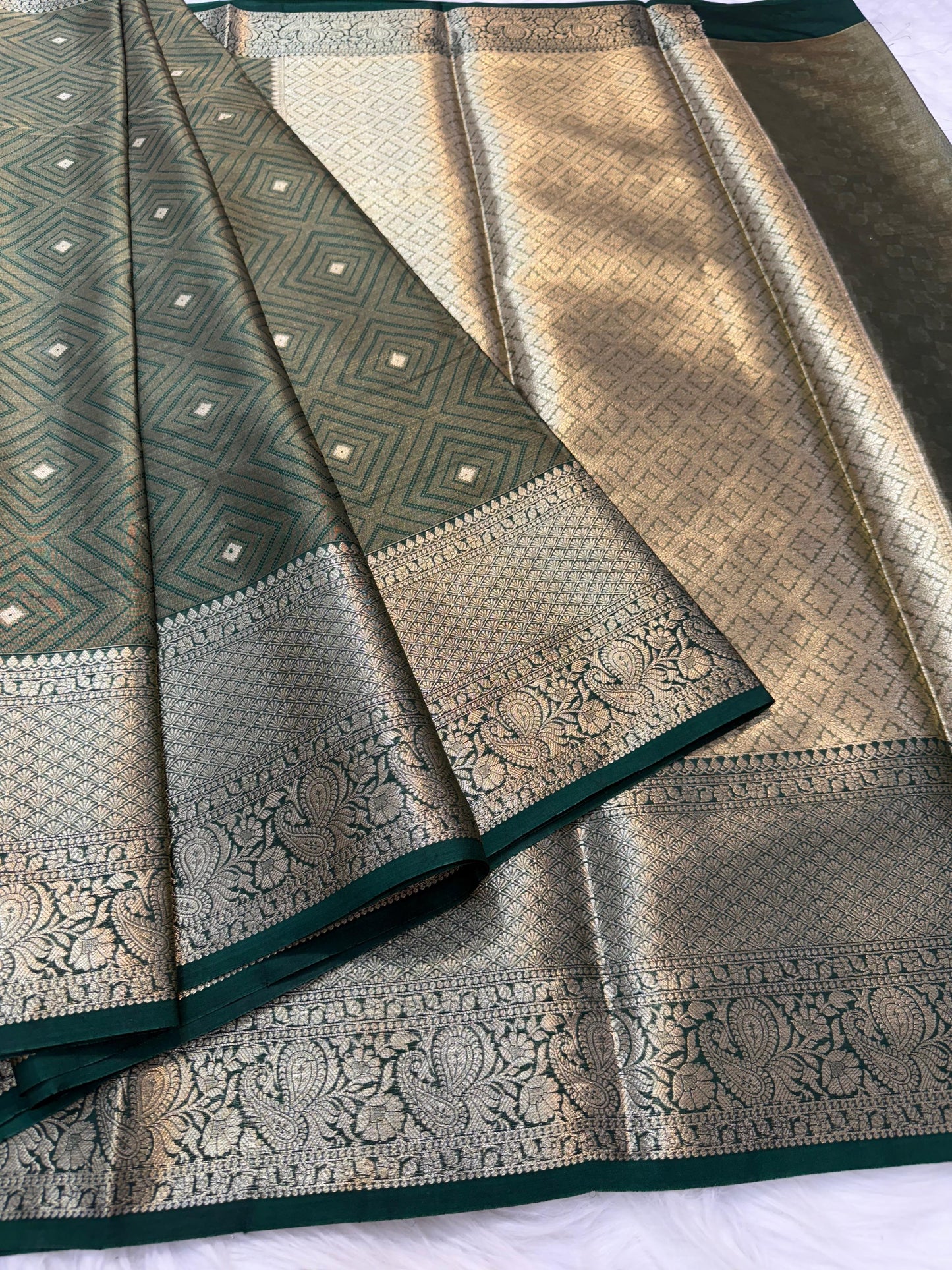 Tissue Mulmul Banarasi Saree Saree