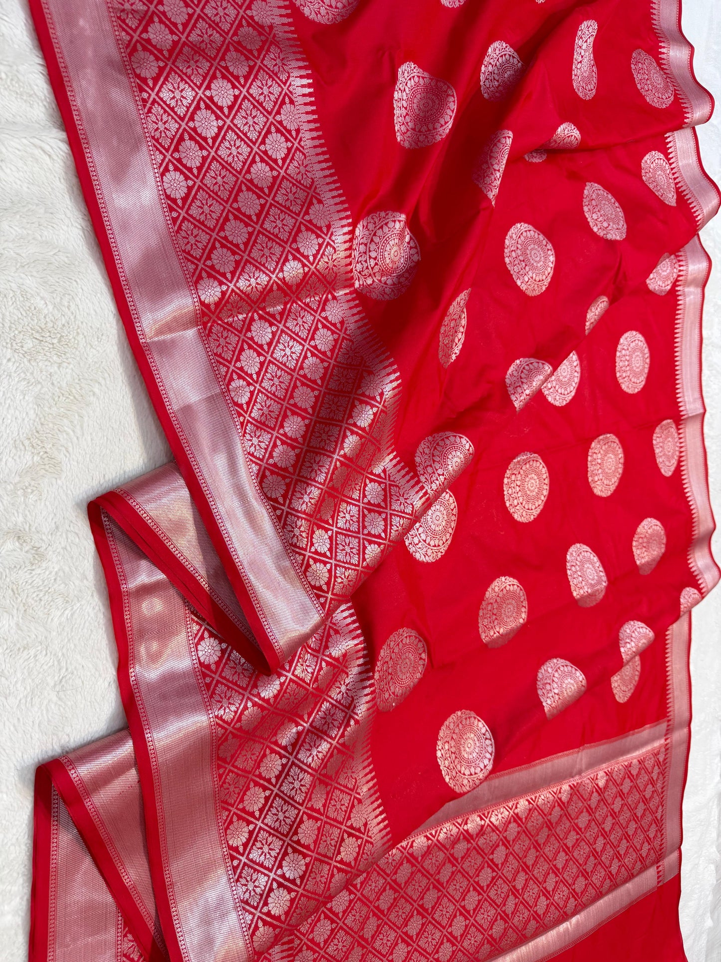 Red Soft Silk Saree