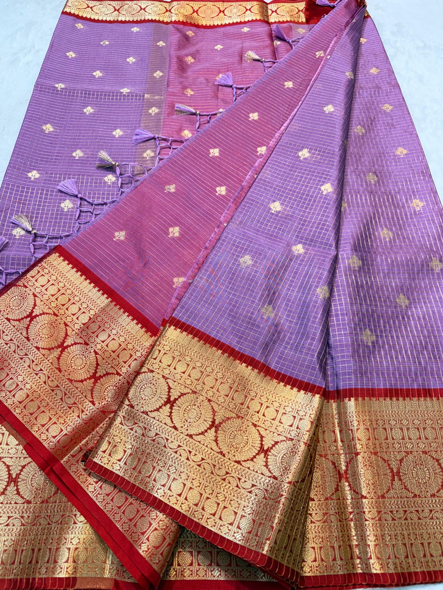 Lovender Soft Silk Banarasi Saree
