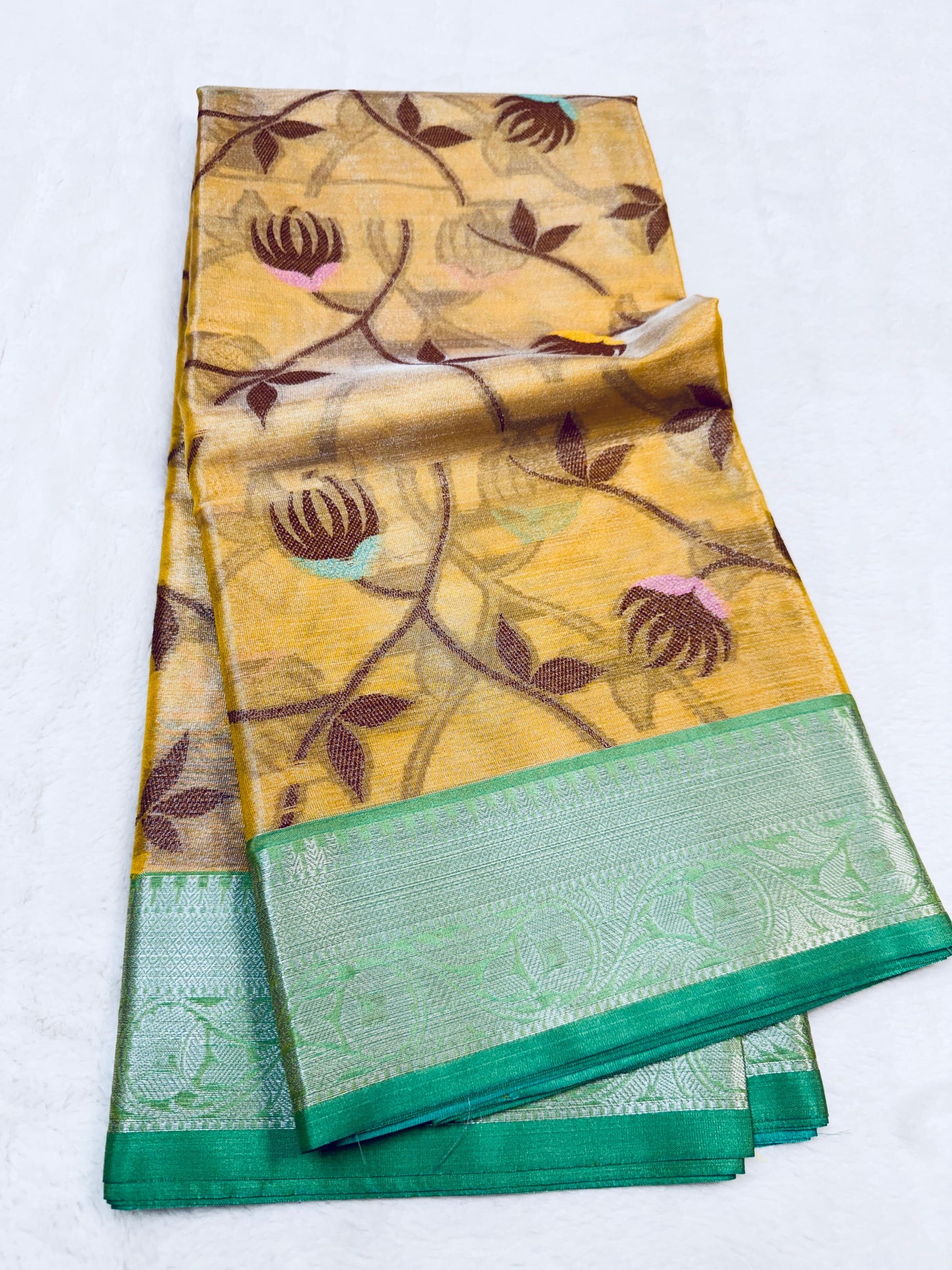 Soft Tissue Silk Premium Banarasi Saree