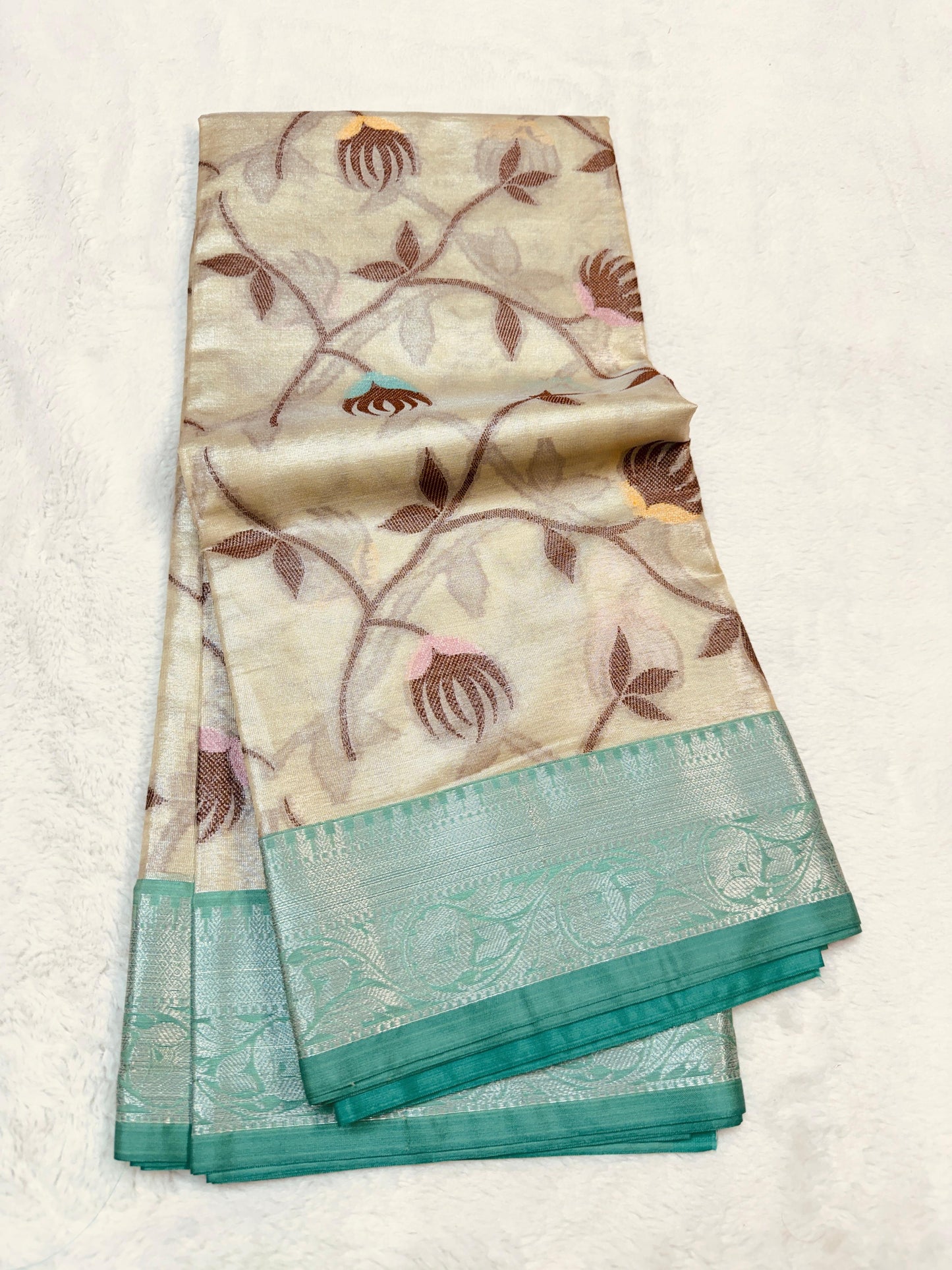 Soft Tissue Silk Premium Banarasi Saree