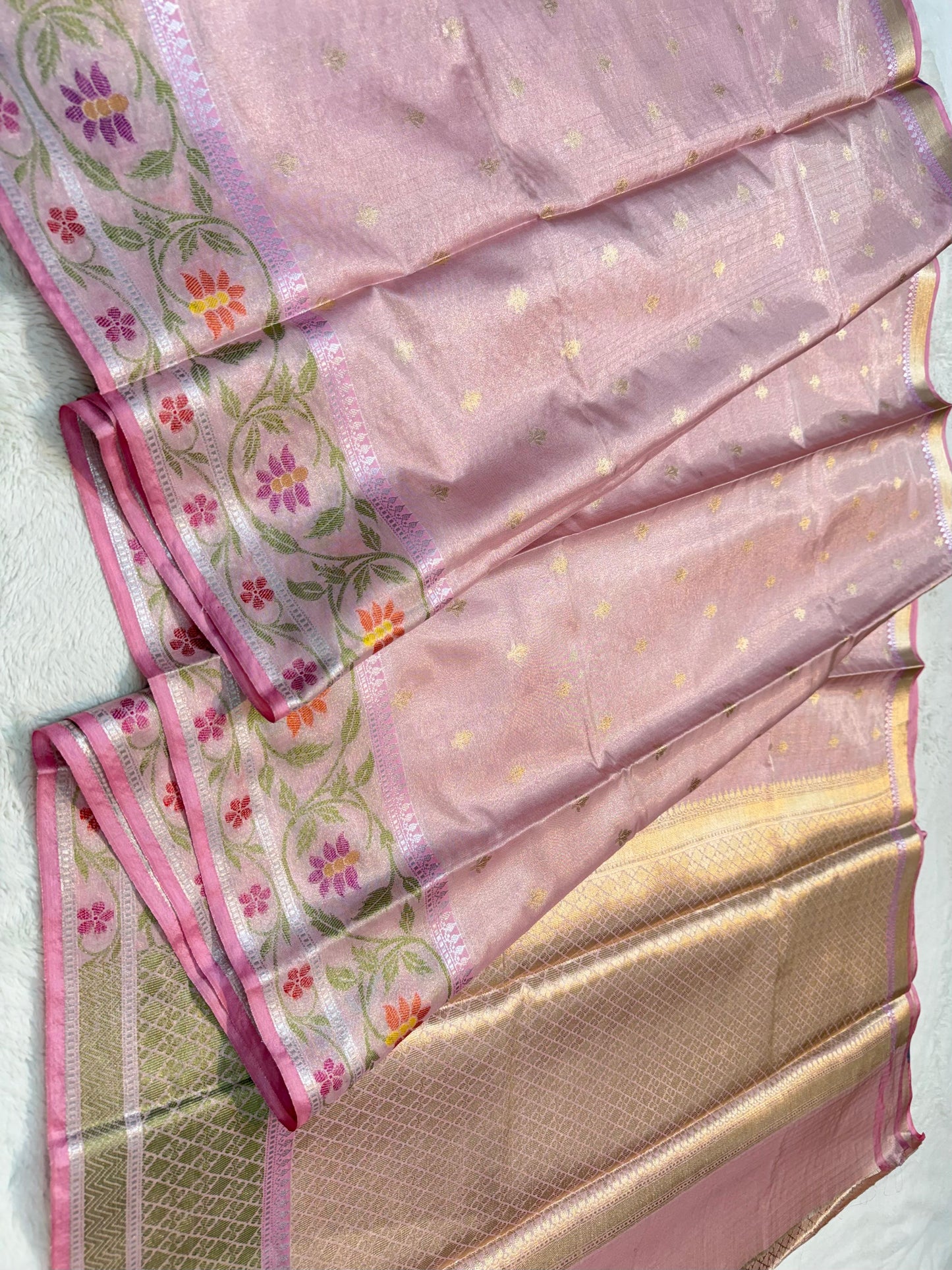 Tissue Paithani Border Premium Banarasi Saree