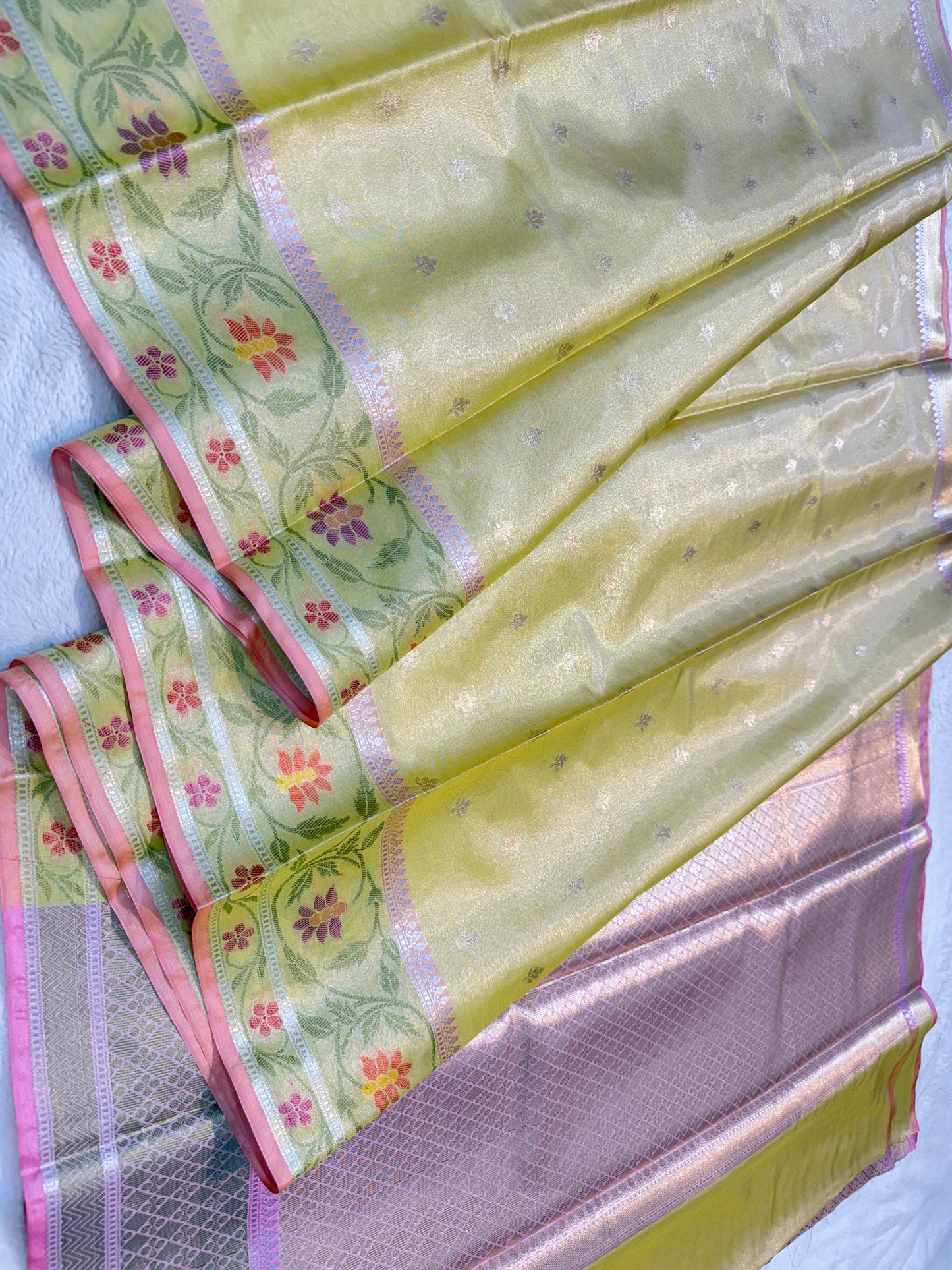 Tissue Paithani Border Premium Banarasi Saree