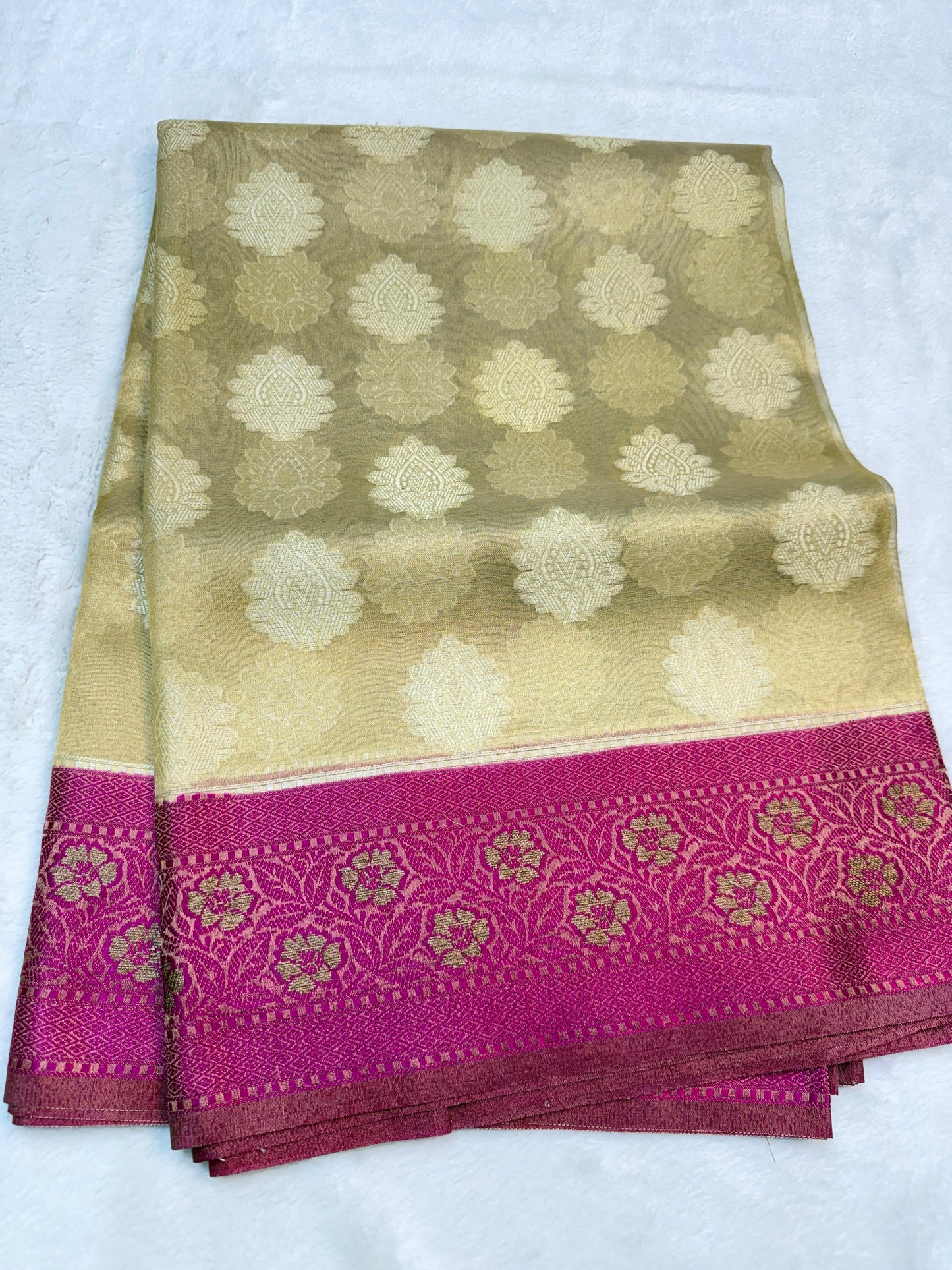 Soft Tissue Silk Premium Banarasi Saree