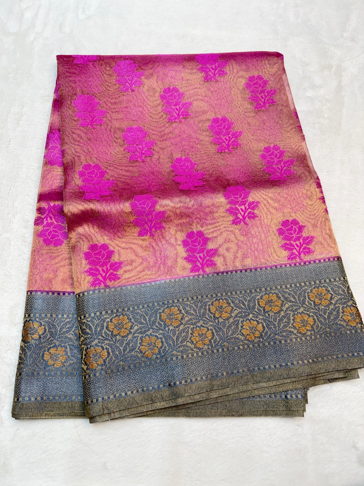 Soft Tissue Silk Premium Banarasi Saree