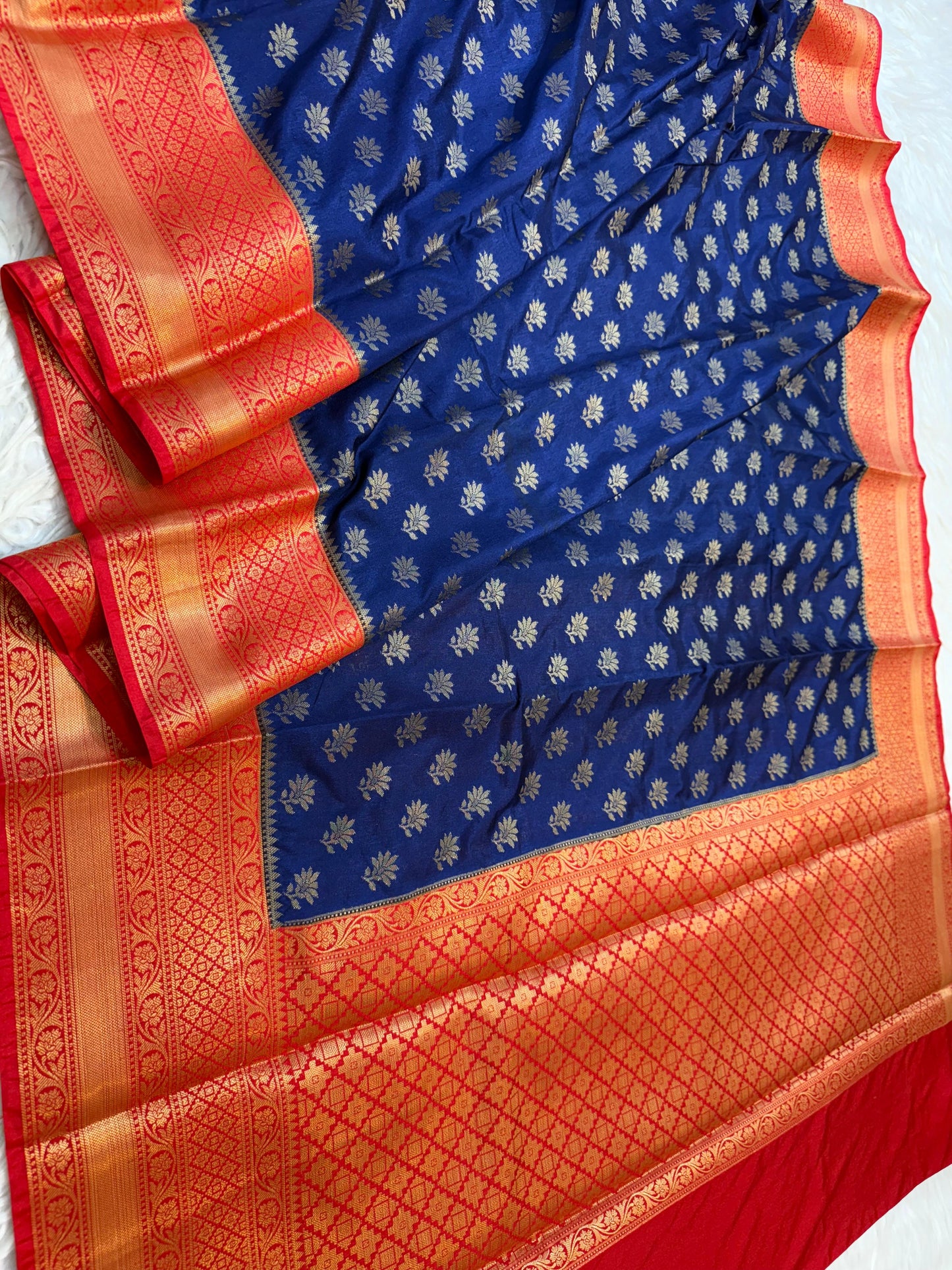 Dupion Silk Premium Banarasi Saree