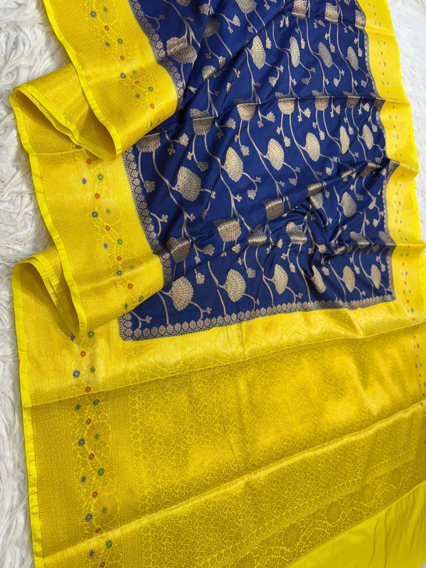 Dupion Silk Premium Banarasi Saree