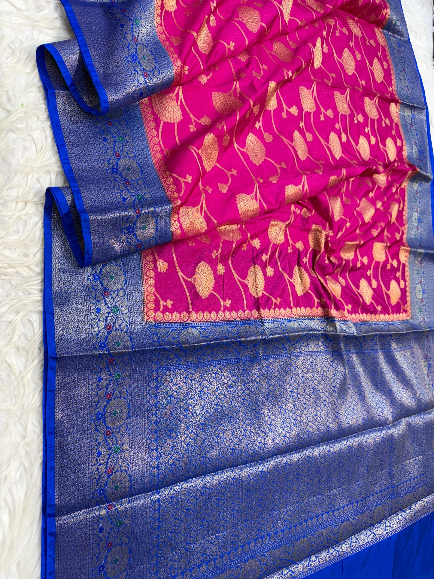 Dupion Silk Premium Banarasi Saree