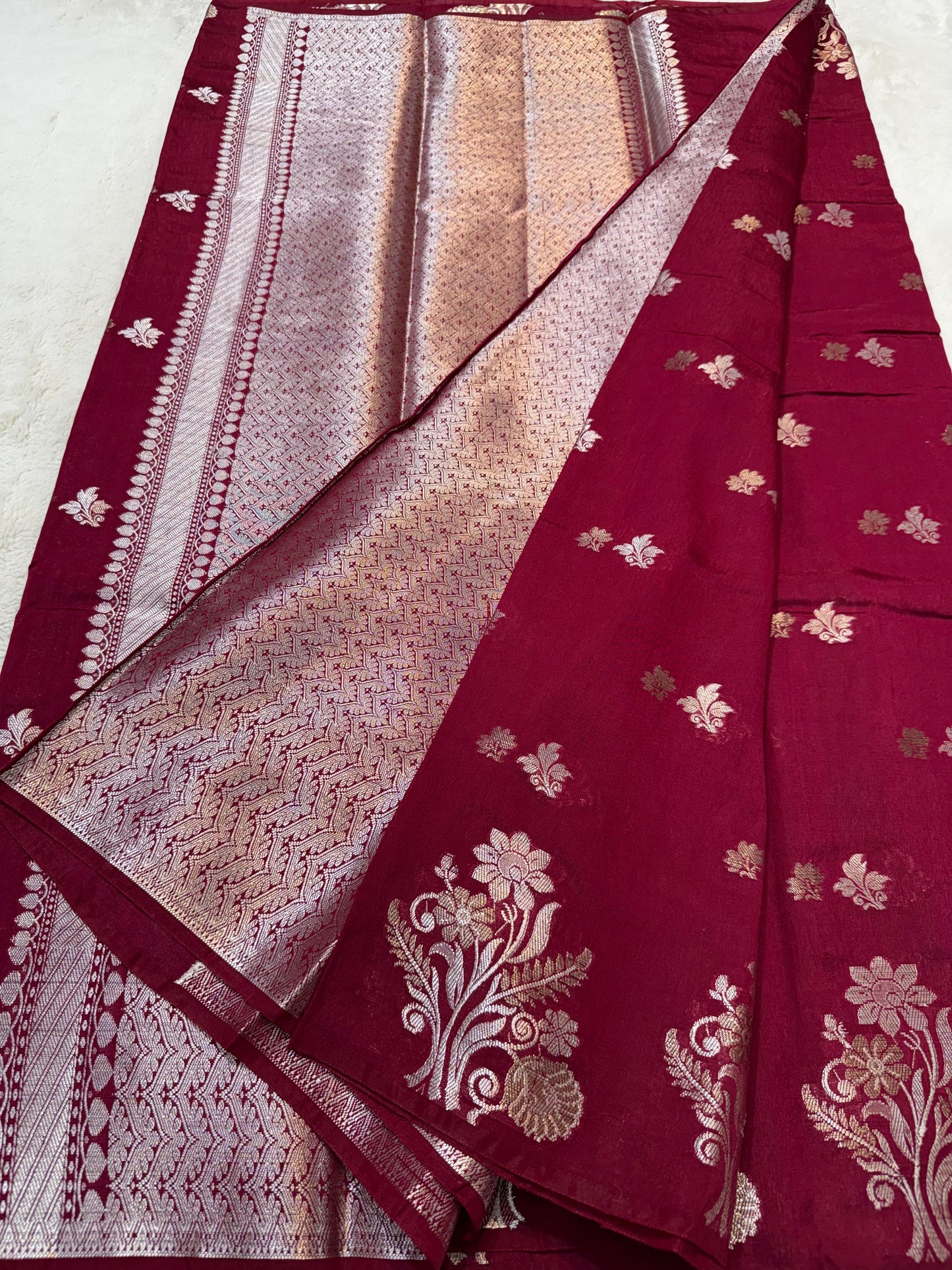 Maharani Raw Mango Premium Banarasi Saree