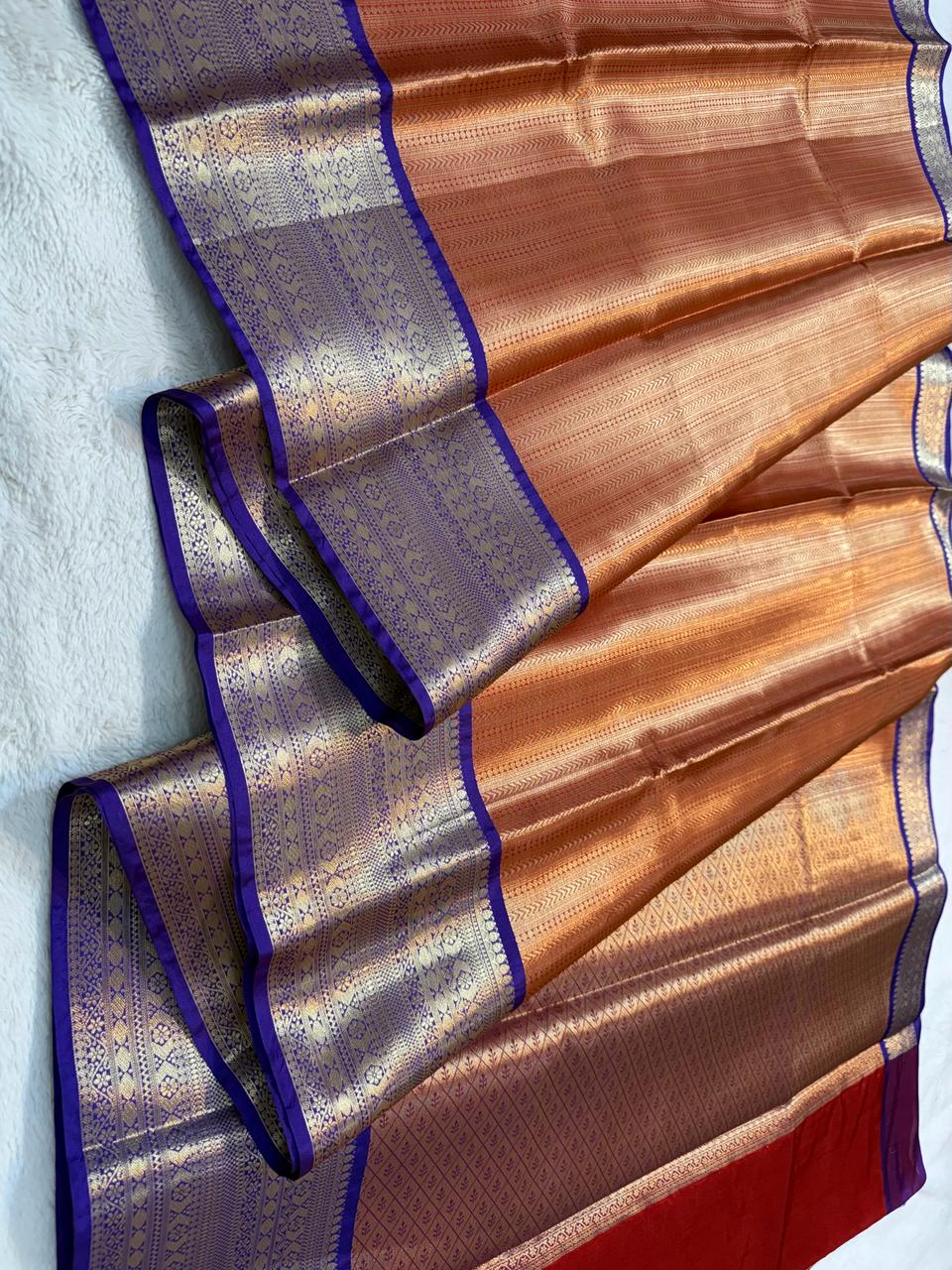 Semi Kanchi Silk Saree
