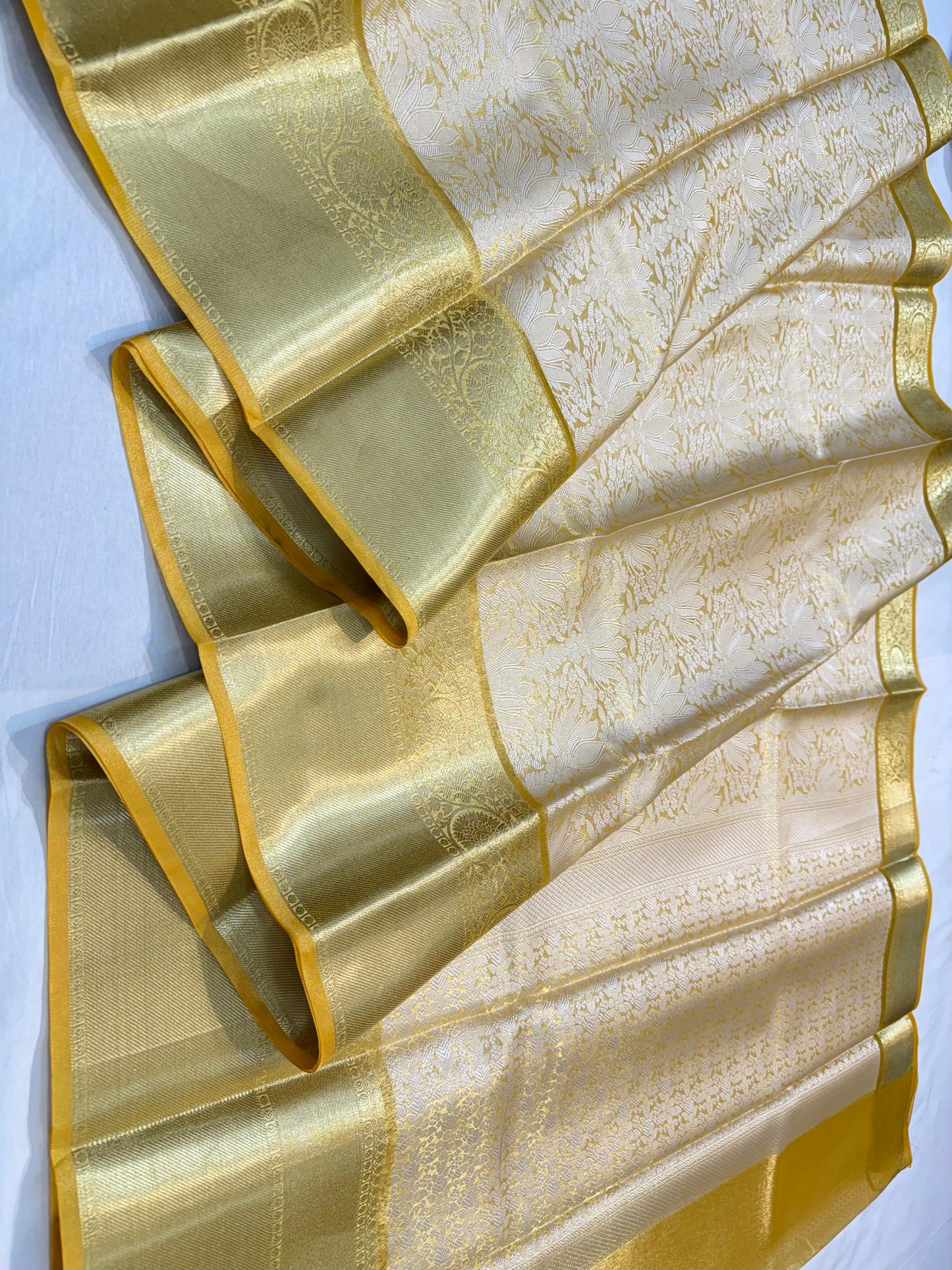 Gold Kanchi Silk Banarasi Saree