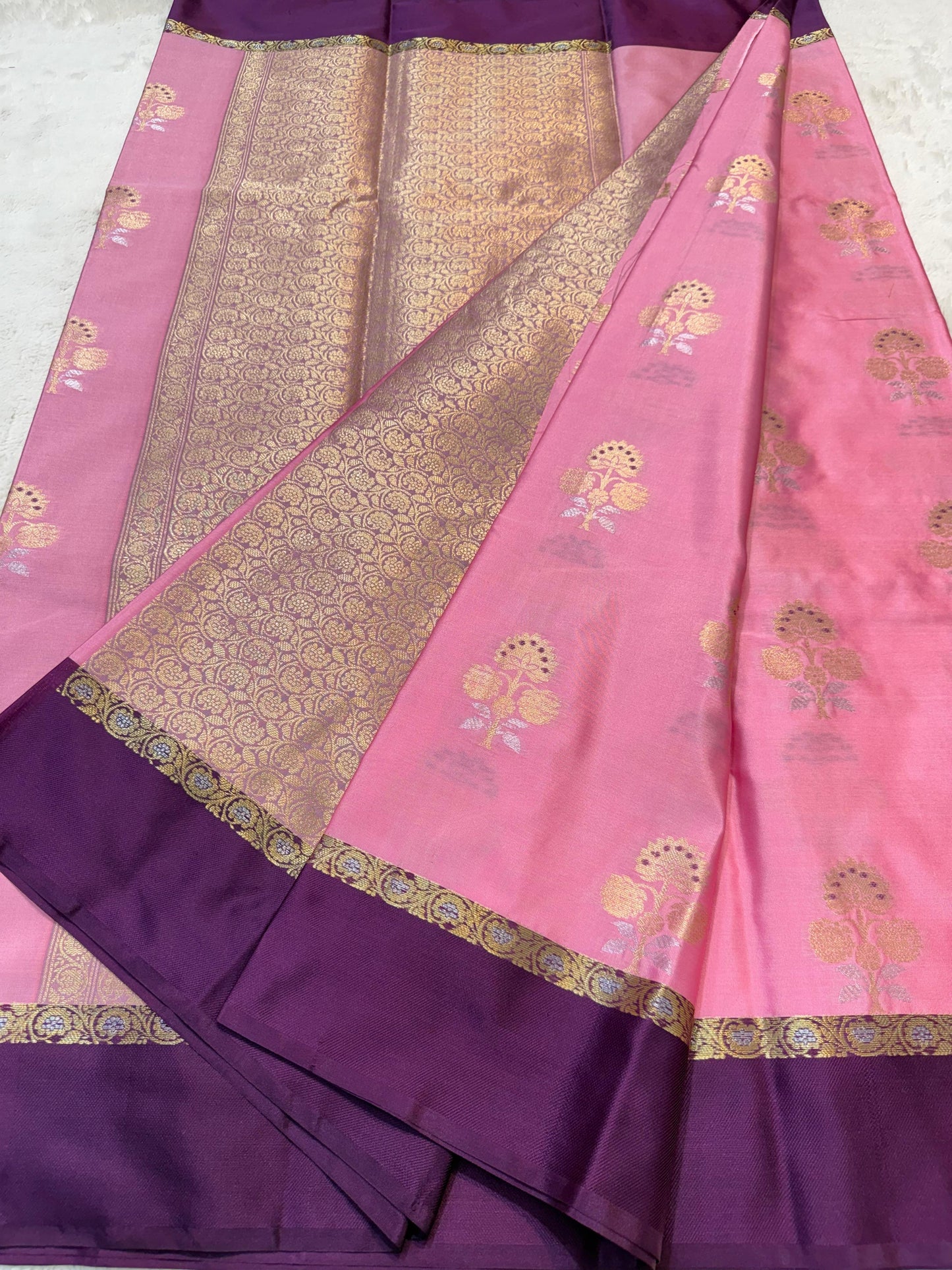 Pink Soft Silk Premium Banarasi Saree