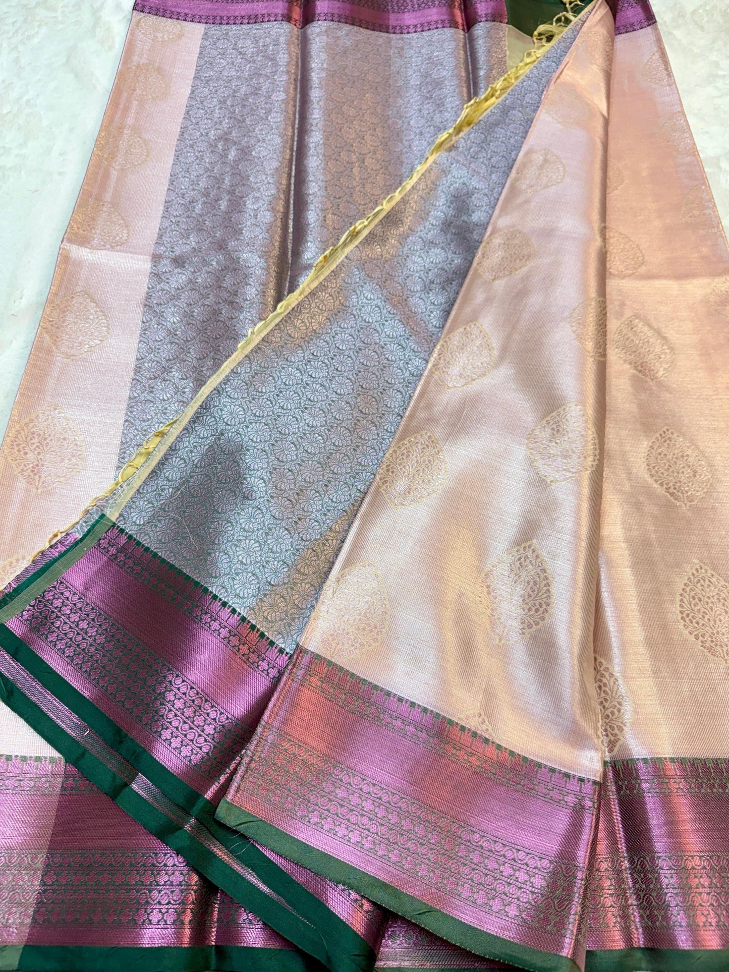 Kanchi Silk Zari Brocade Banarasi Saree