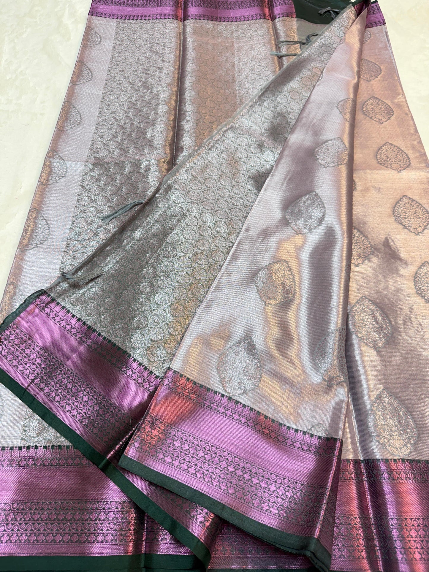Kanchi Silk Zari Brocade Banarasi Saree