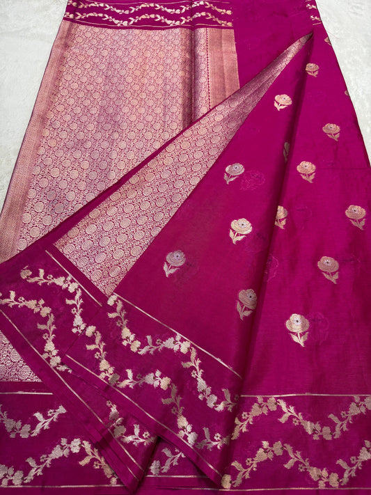 Rani Warm Silk Premium Banarasi Saree