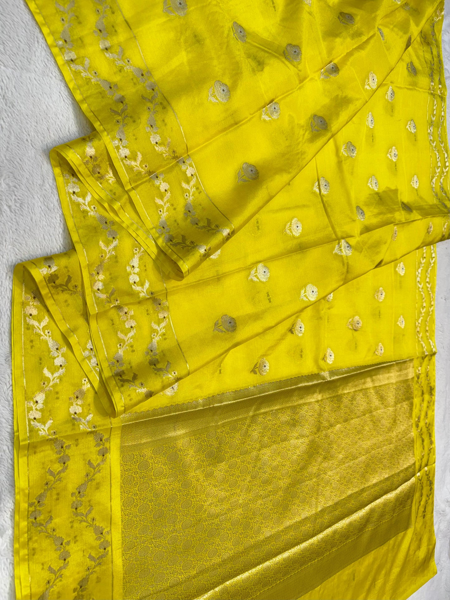 Gold Warm Silk Premium Banarasi Saree