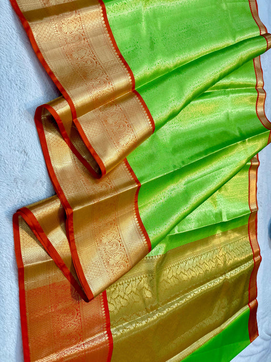 Green Kanchi Silk Premium Banarasi Saree