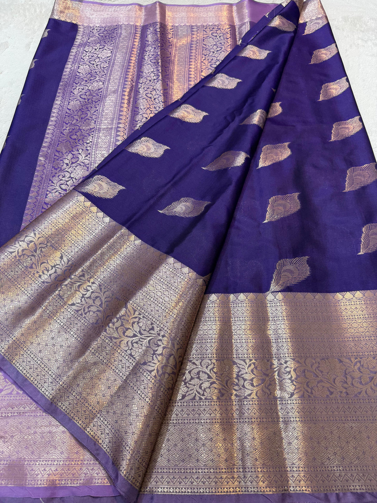 Blue Soft Silk Premium Banarasi Saree
