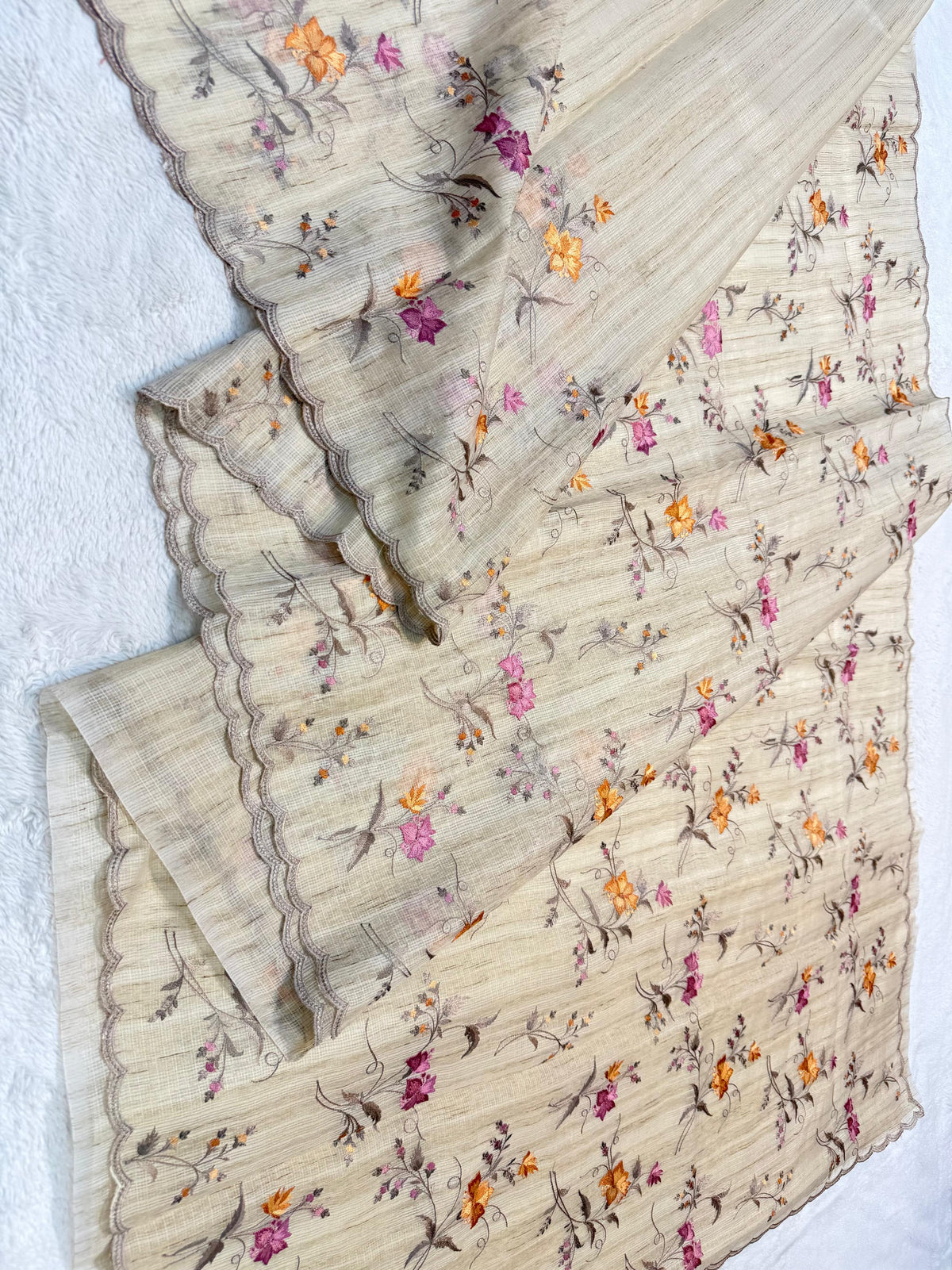 Khadi Silk Designer Cutwork Embroidery Premium Banarasi Saree